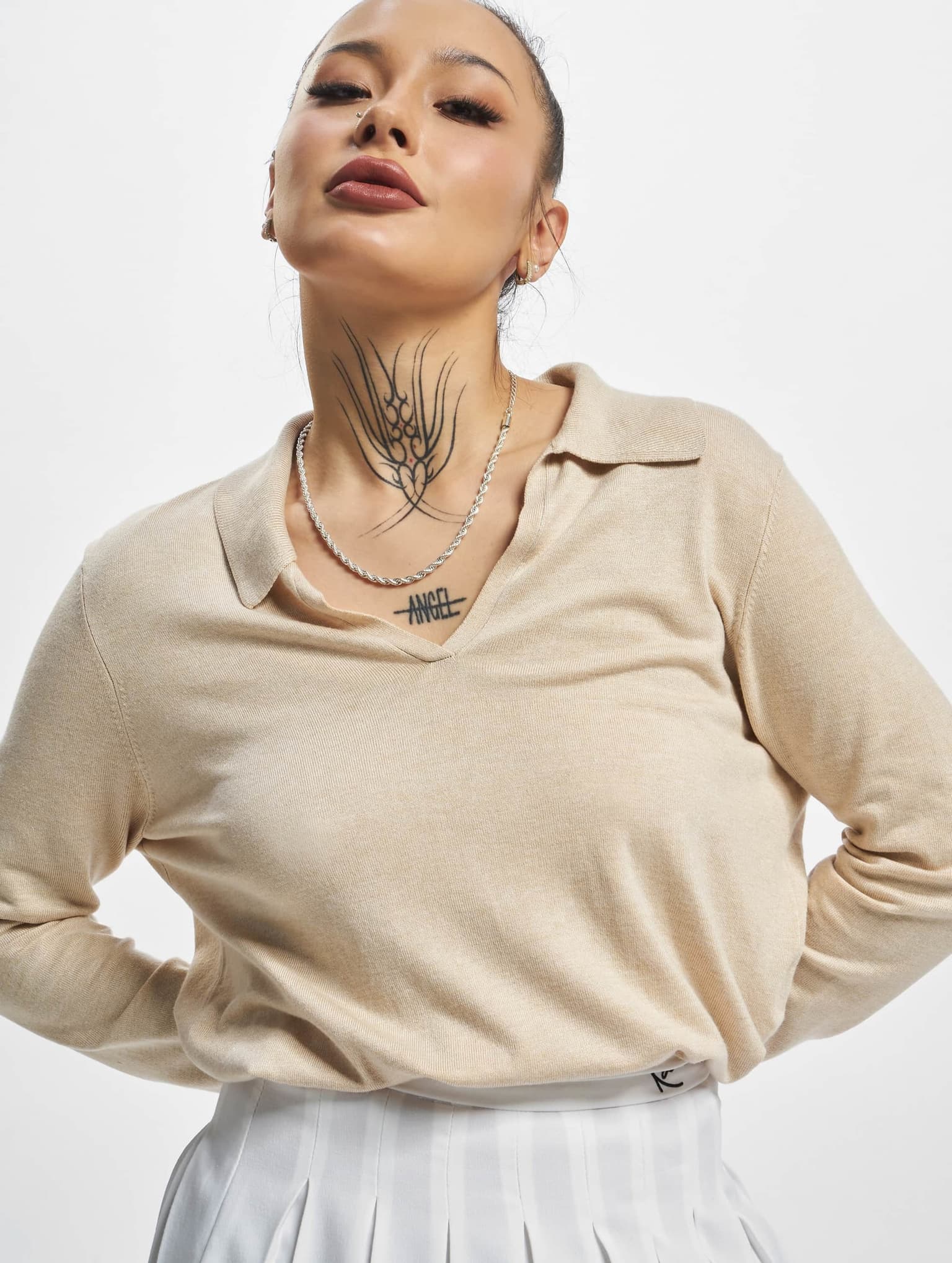 Only Hannah Polo Neck Pullover