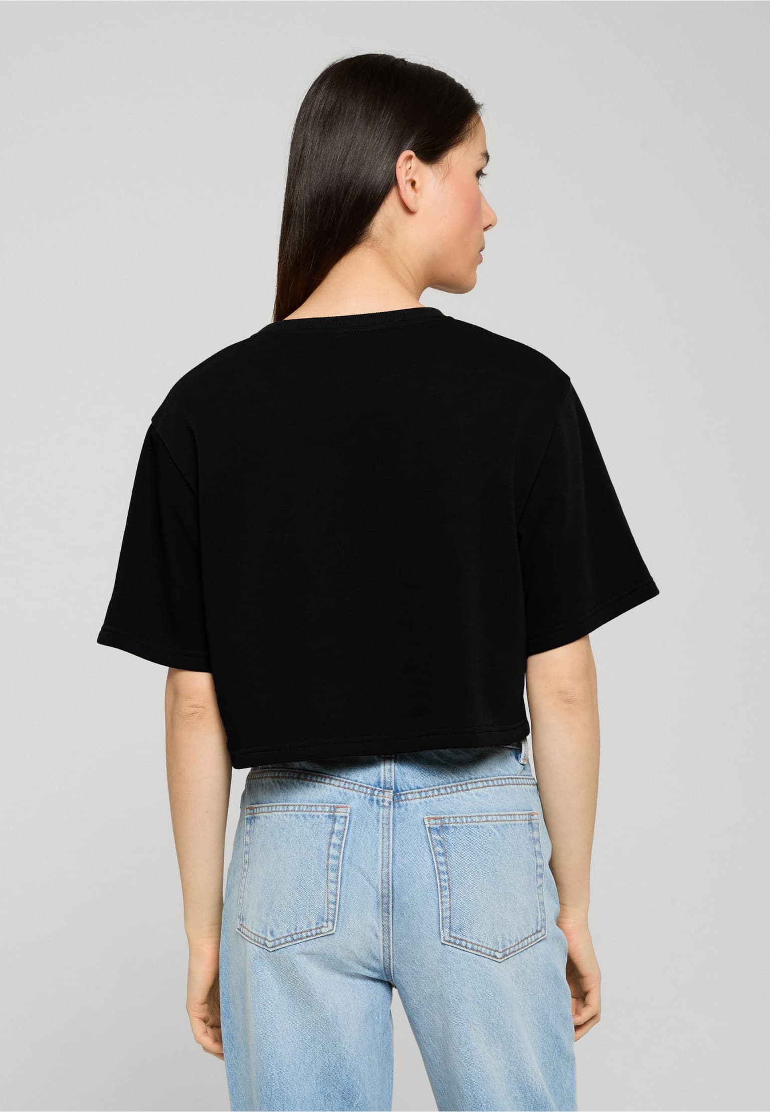 Urban Classics Ladies Light Terry Cropped Tee – Bild 2