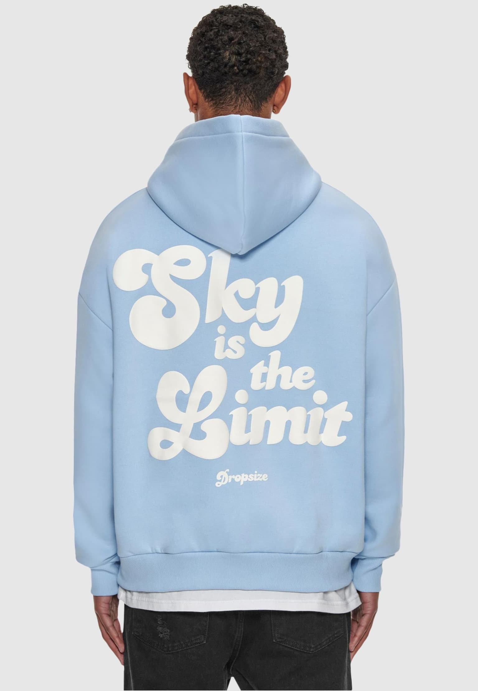 Dropsize Heavy Oversize Sky iSthe Limit Hoodie