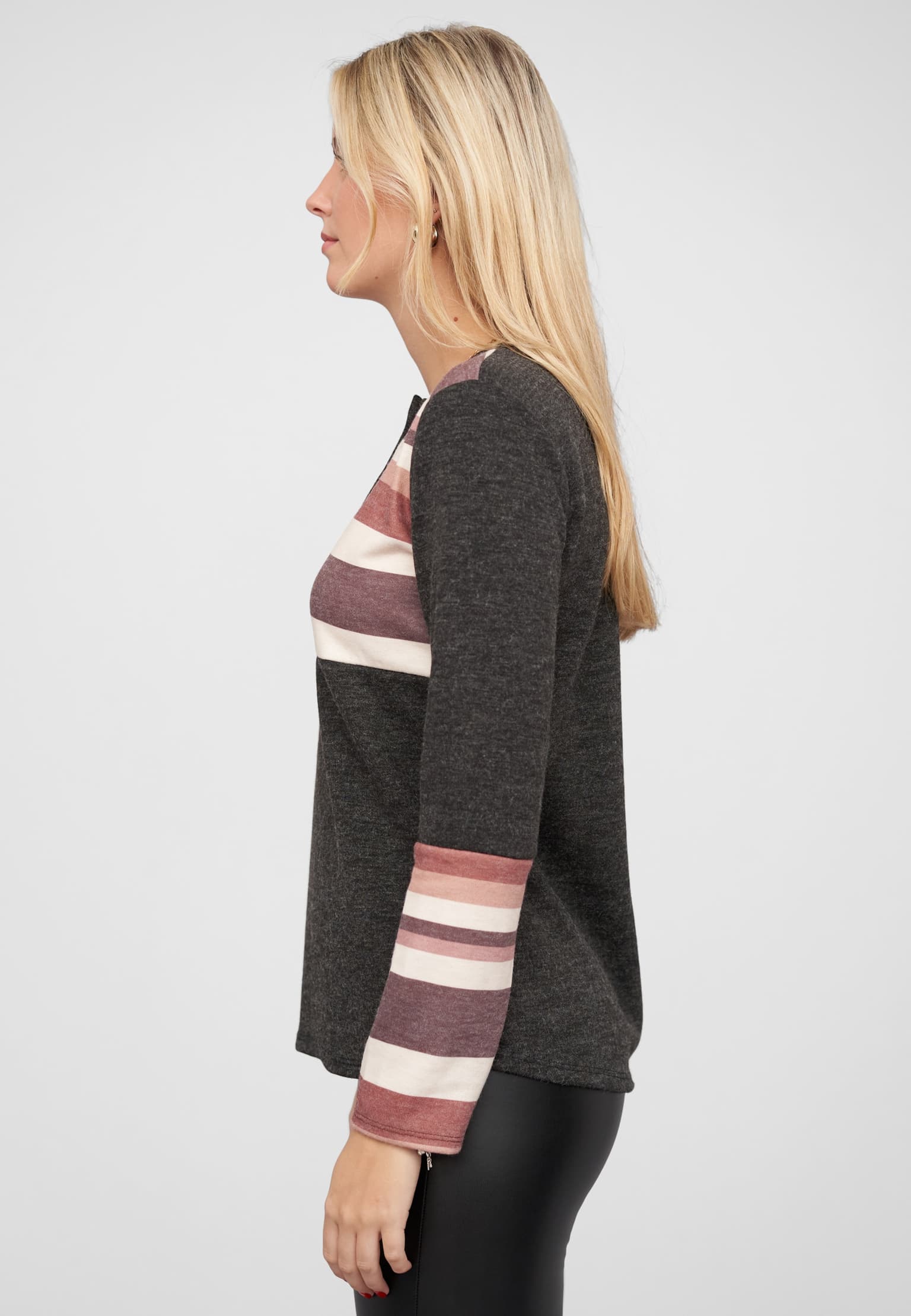 Cloud5ive Sweater mit Knopfleiste – Bild 3