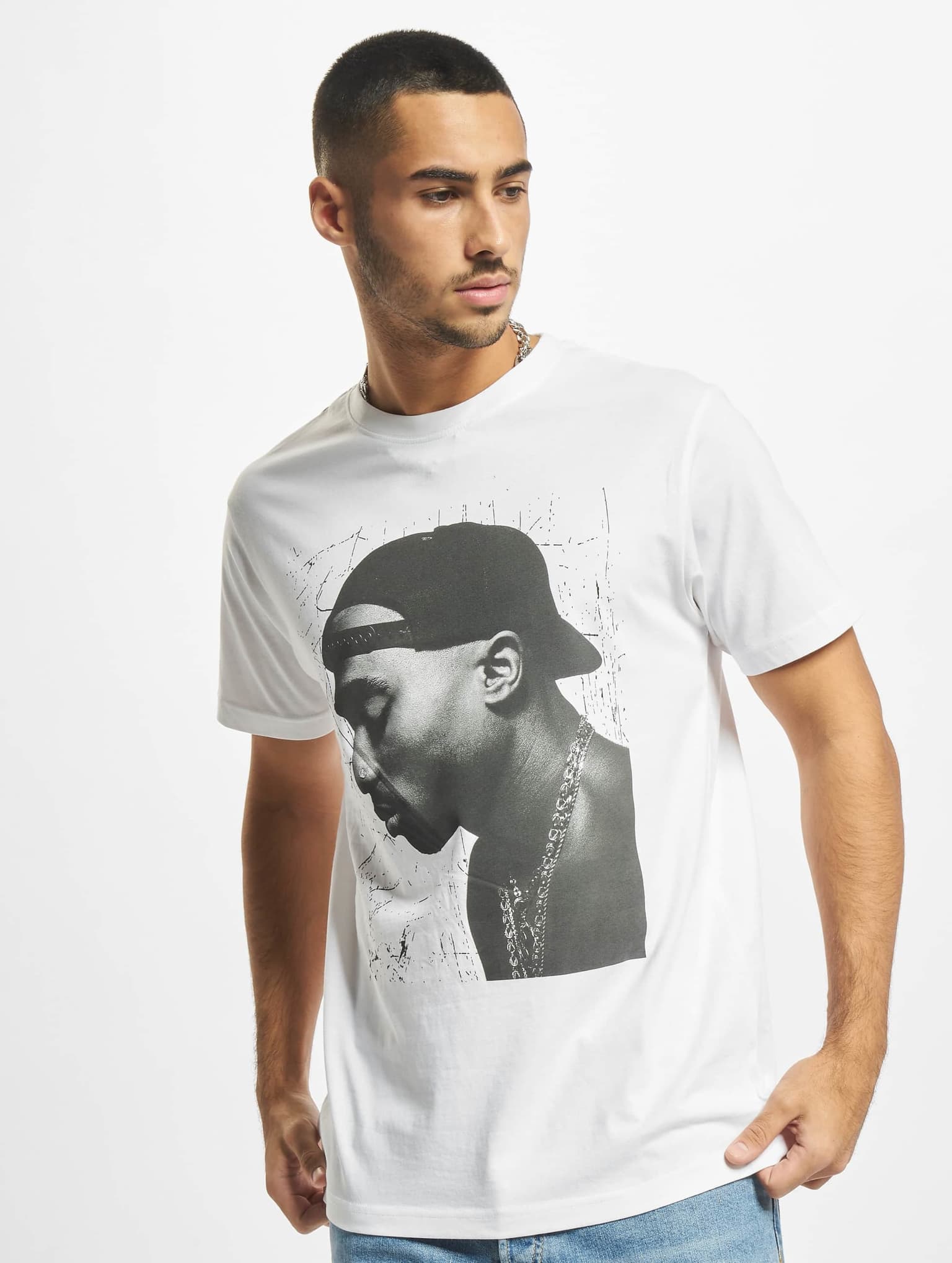 Merchcode Tupac Cracked Background Tee – Bild 3
