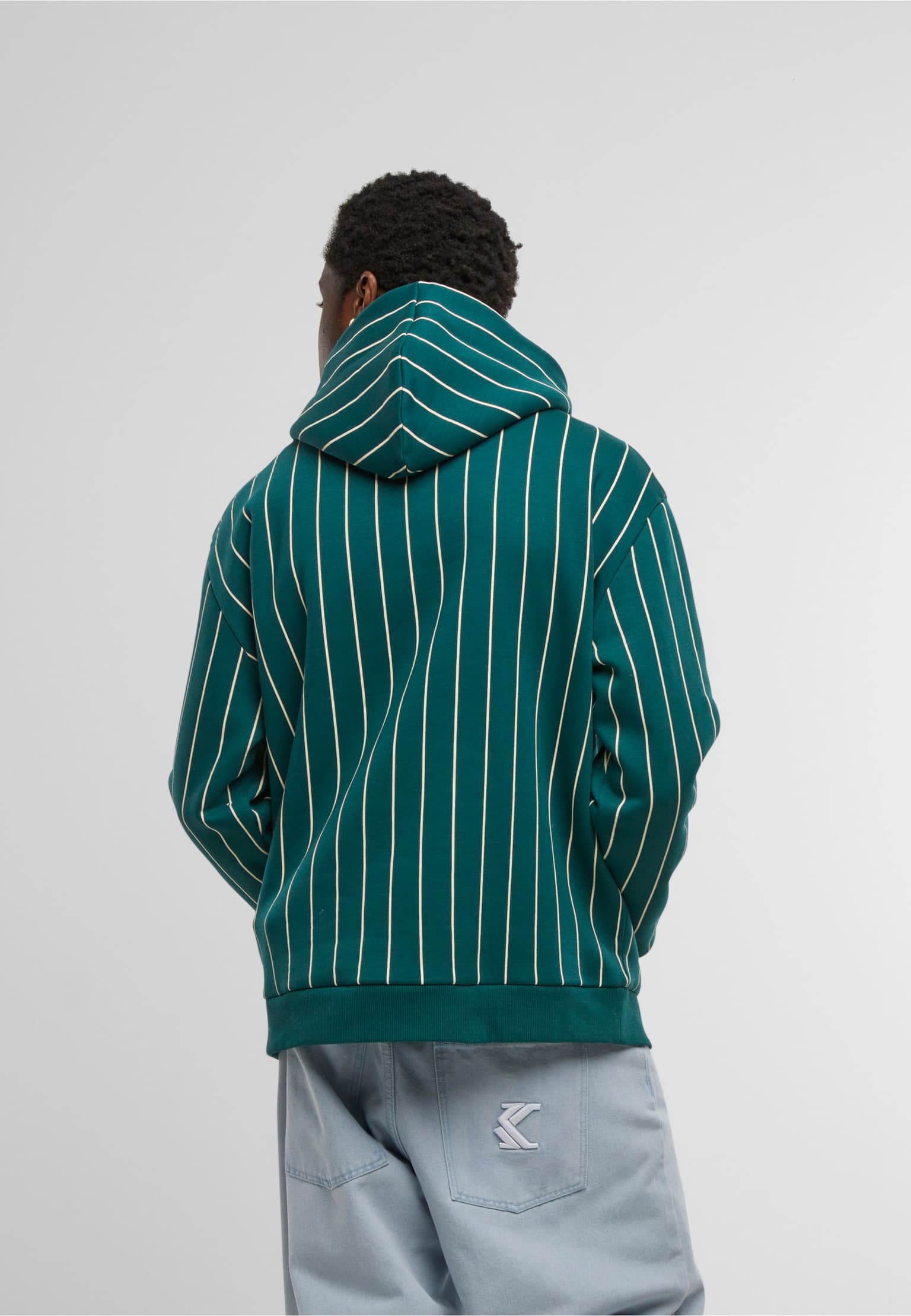 Karl Kani Small Signature Essential Pinstripe Hoodie – Bild 2