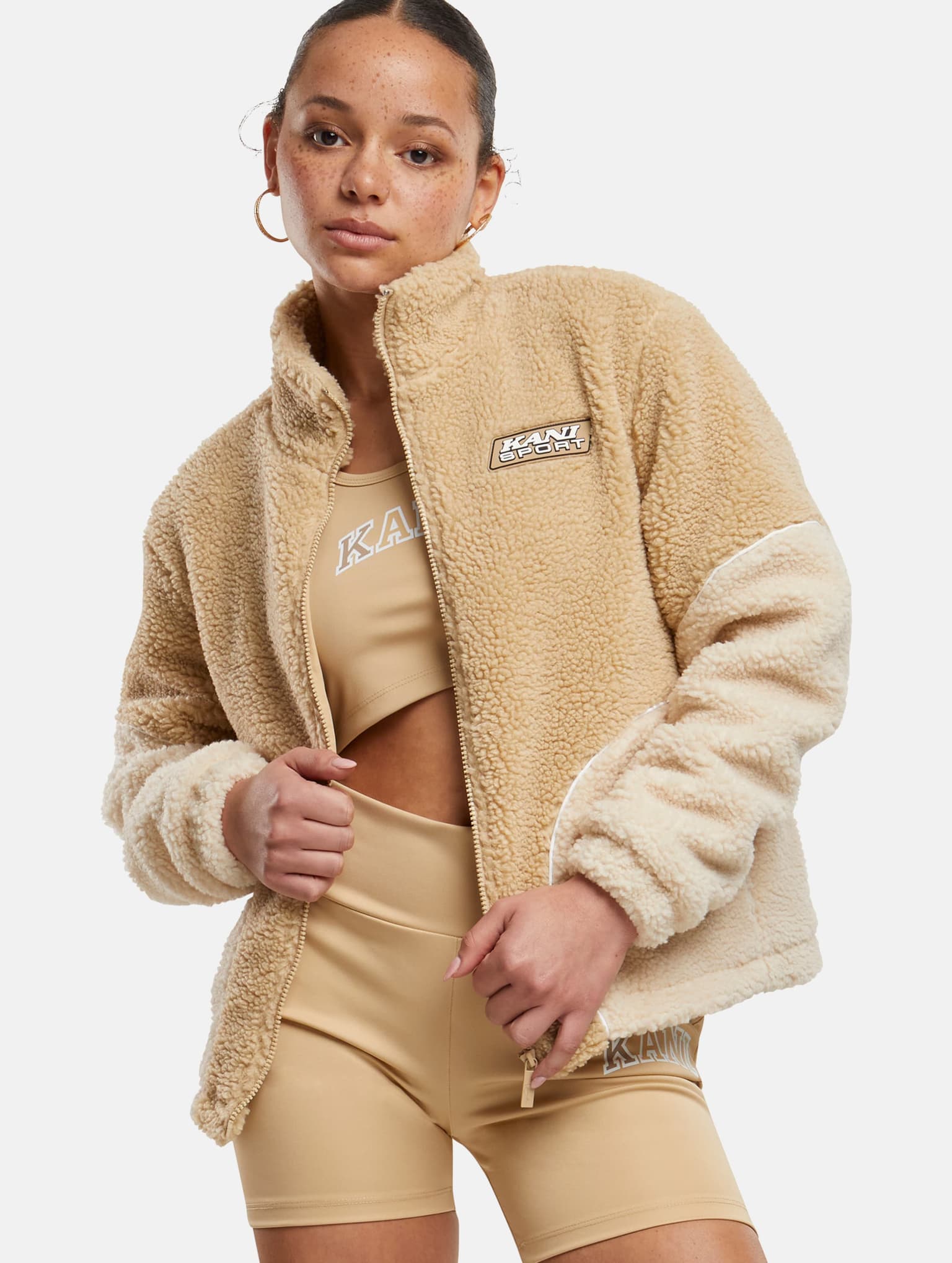 Karl Kani Sport Patch Teddy Block Übergangsjacke