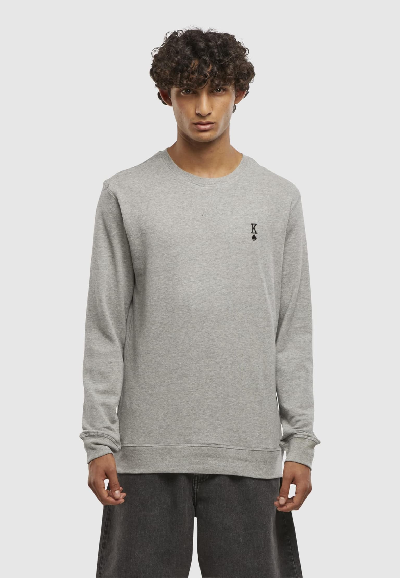Mister Tee King Sign EMB Light Crew Sweatshirt – Bild 3