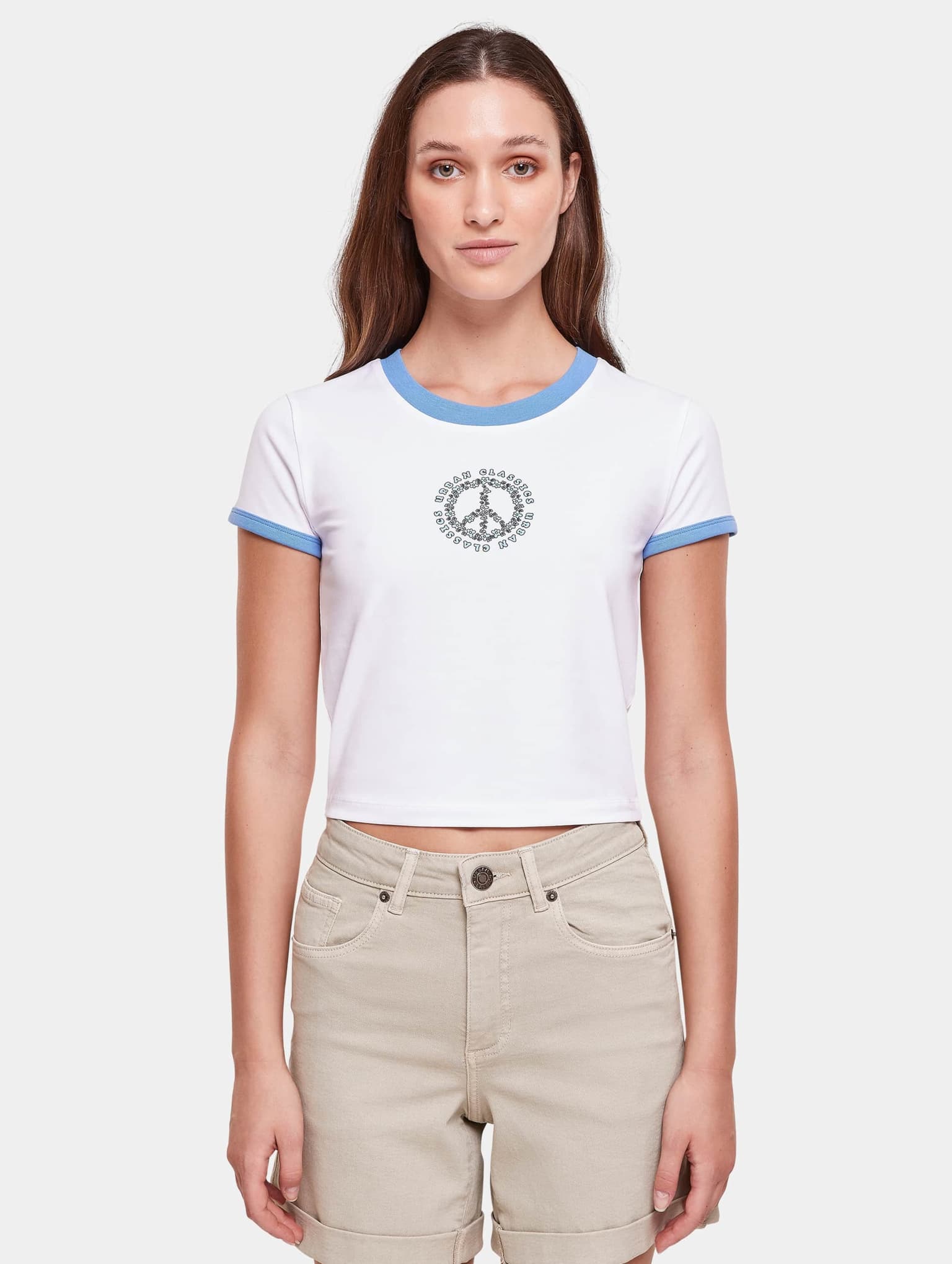 Urban Classics Ladies Stretch Jersey Cropped Tee – Bild 3
