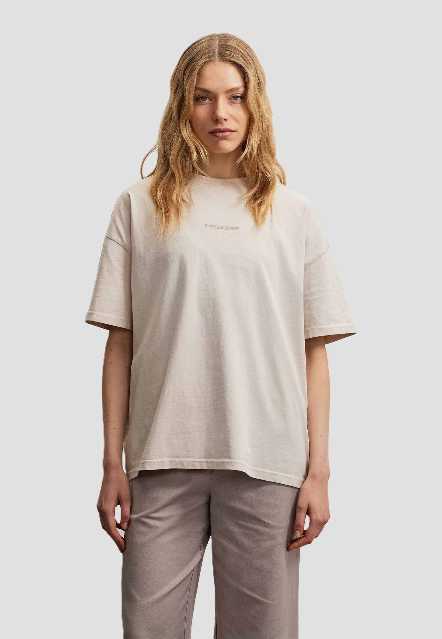 PEGADOR Bracy Heavy Oversized Tee