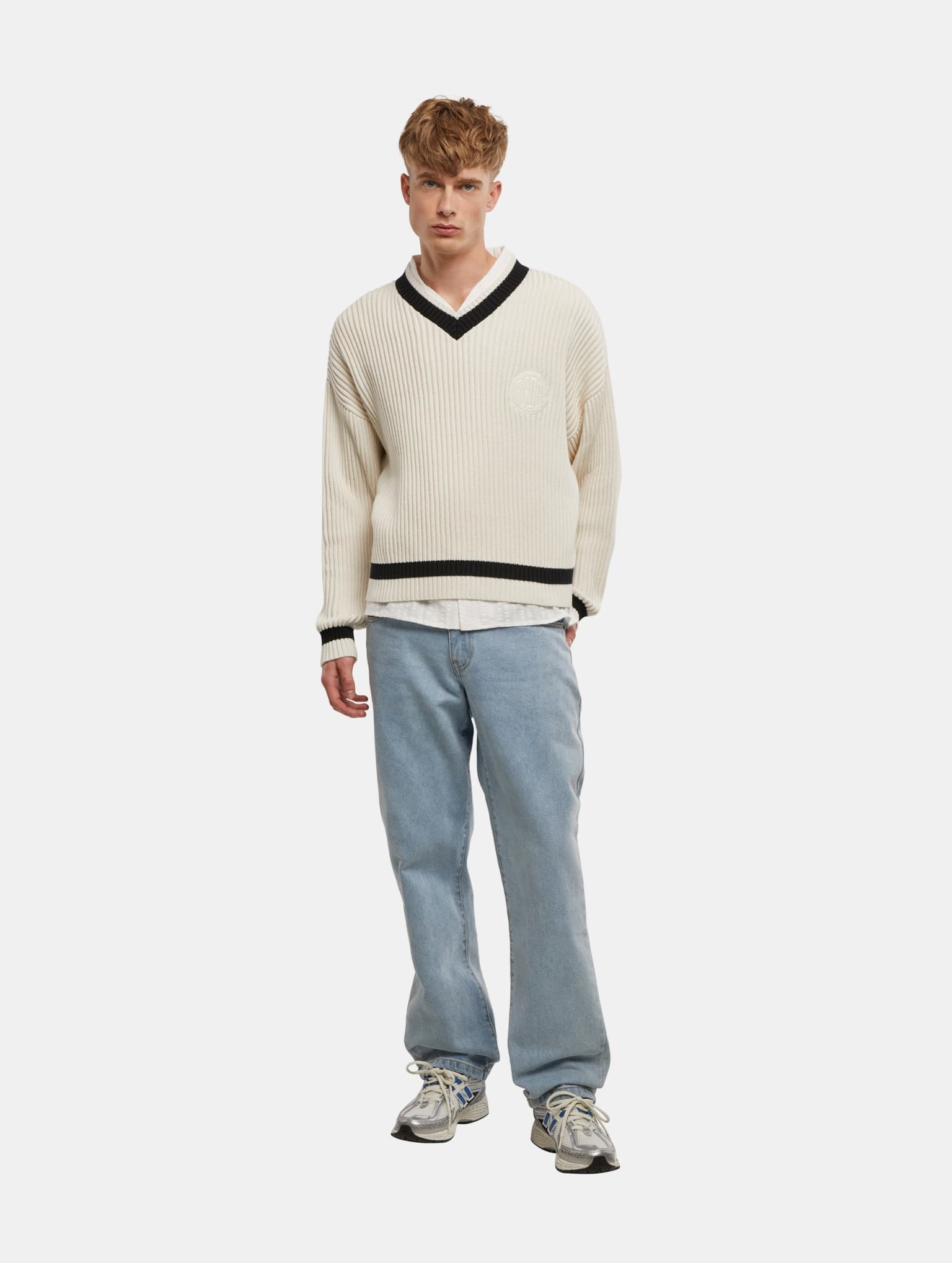 PEGADOR Oaklake V-Neck Knit Sweater – Bild 4