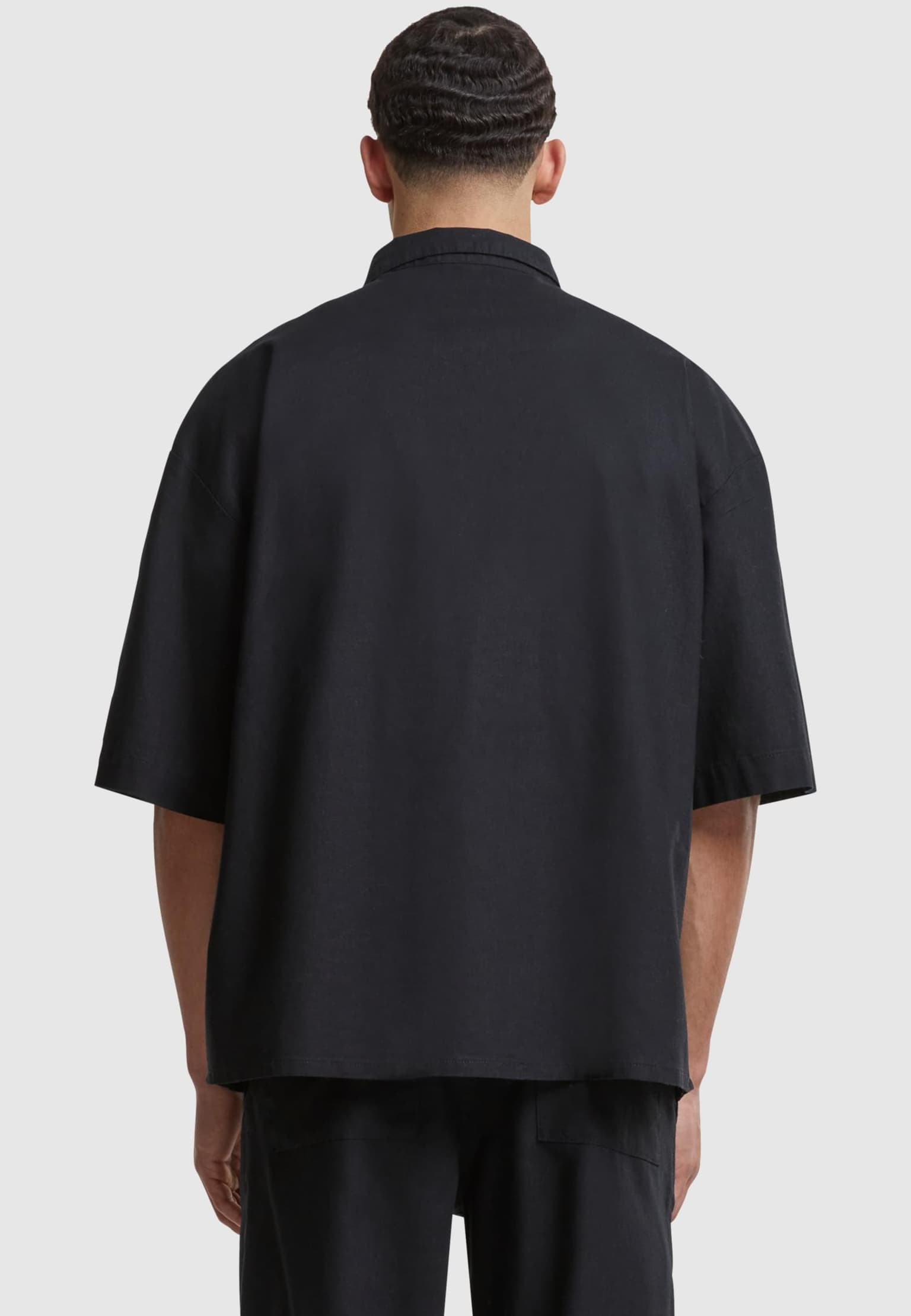 Urban Classics Boxy Cotton Linen Shirt – Bild 2