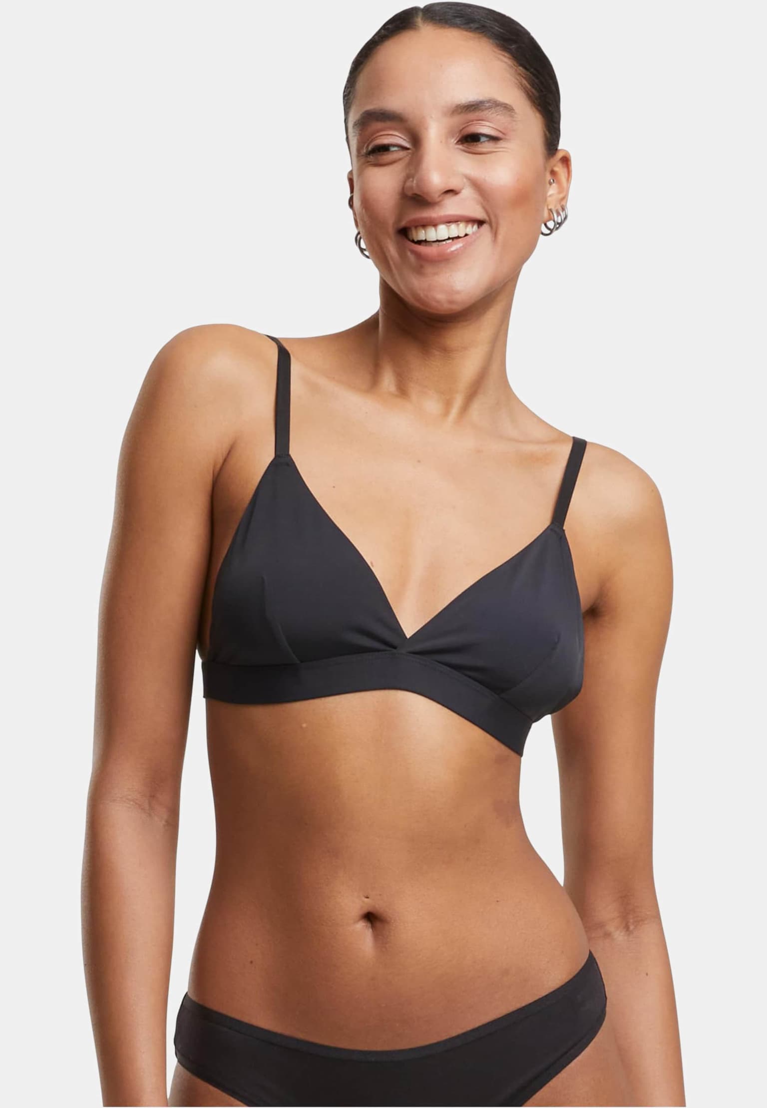 Urban Classics Ladies Basic unpadded Bra 2-Pack