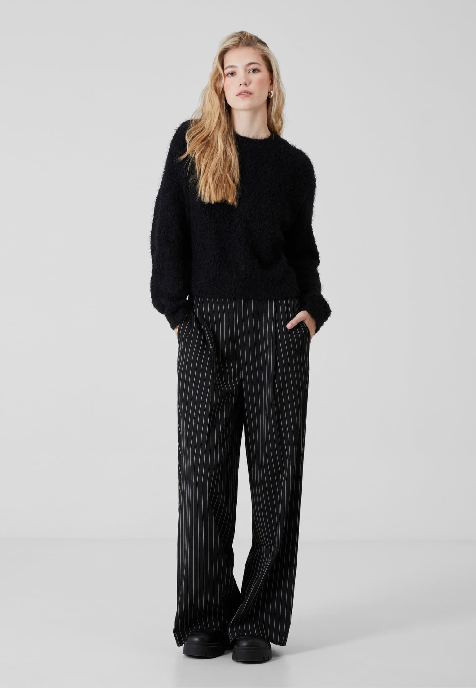 Noisy May NMSASSY L/S O-NECK KNIT FWD – Bild 3