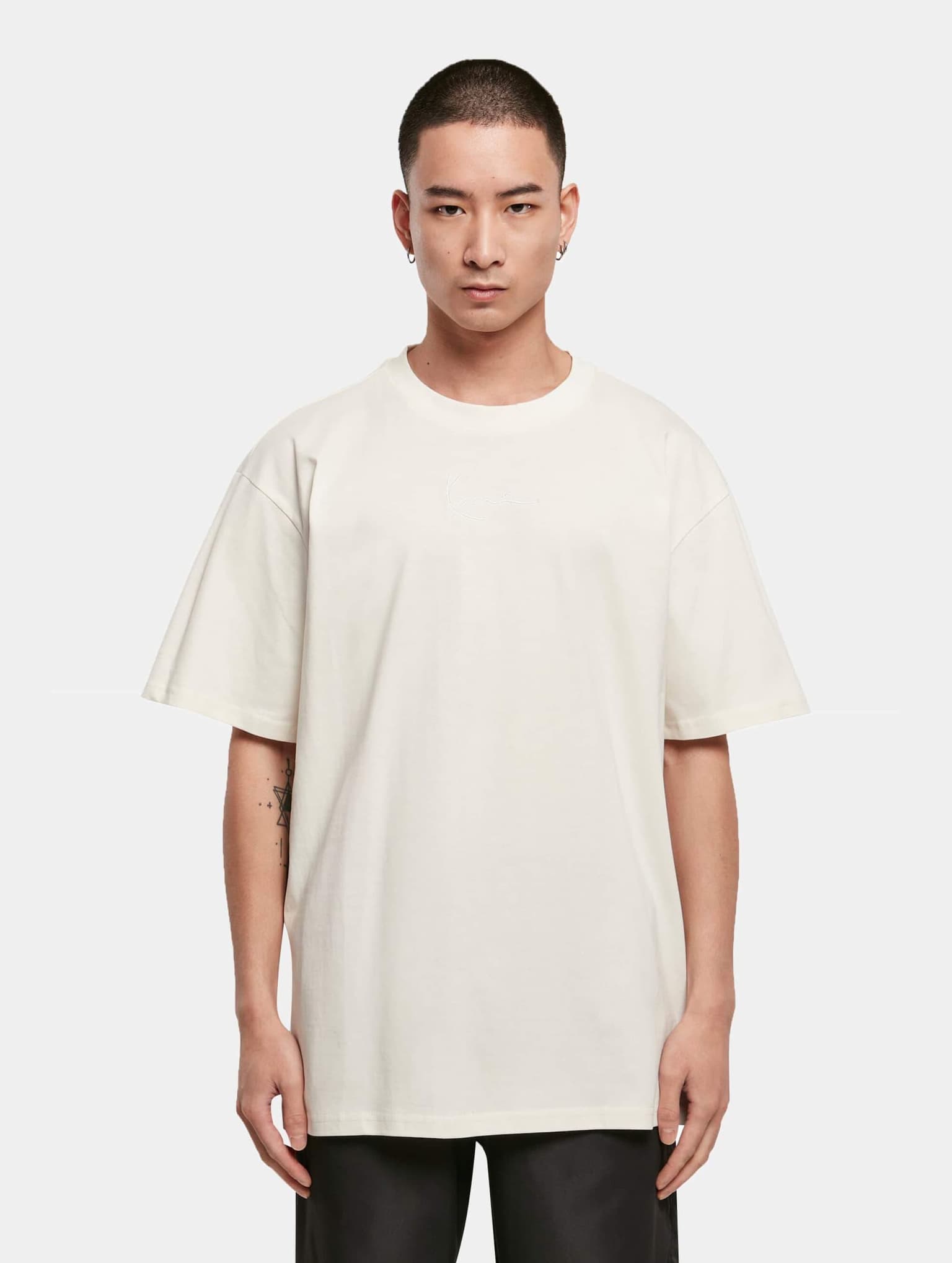 Karl Kani KM-TE011-003-06 KK Small Signature Essential Tee off white – Bild 3