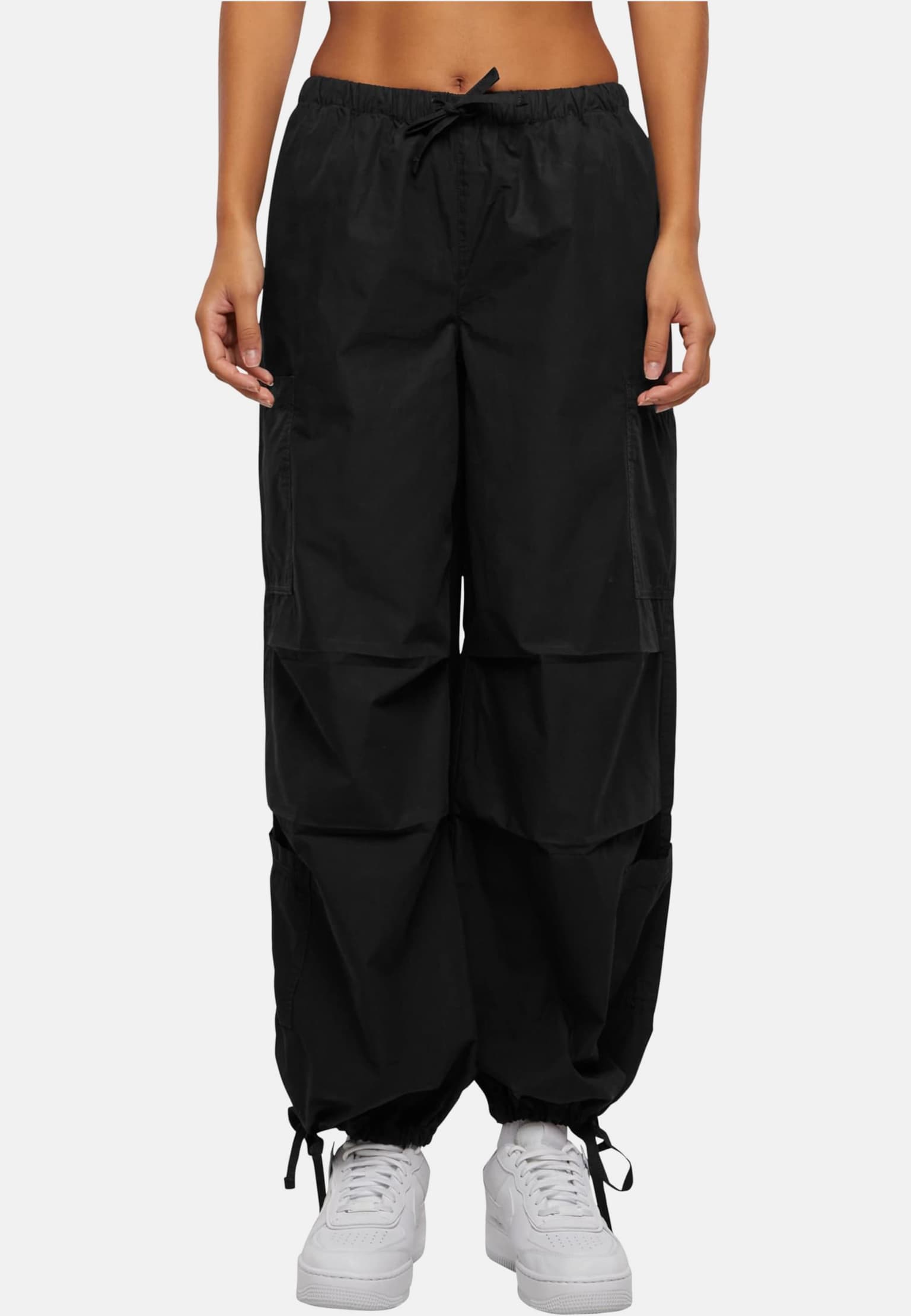 Urban Classics Ladies Cotton Cargo Parashute Pants