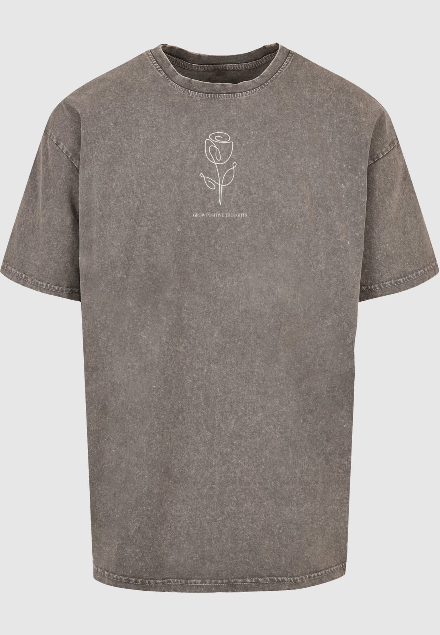 Merchcode Spring - Tulip Flower Acid Washed Heavy Oversized Tee – Bild 3