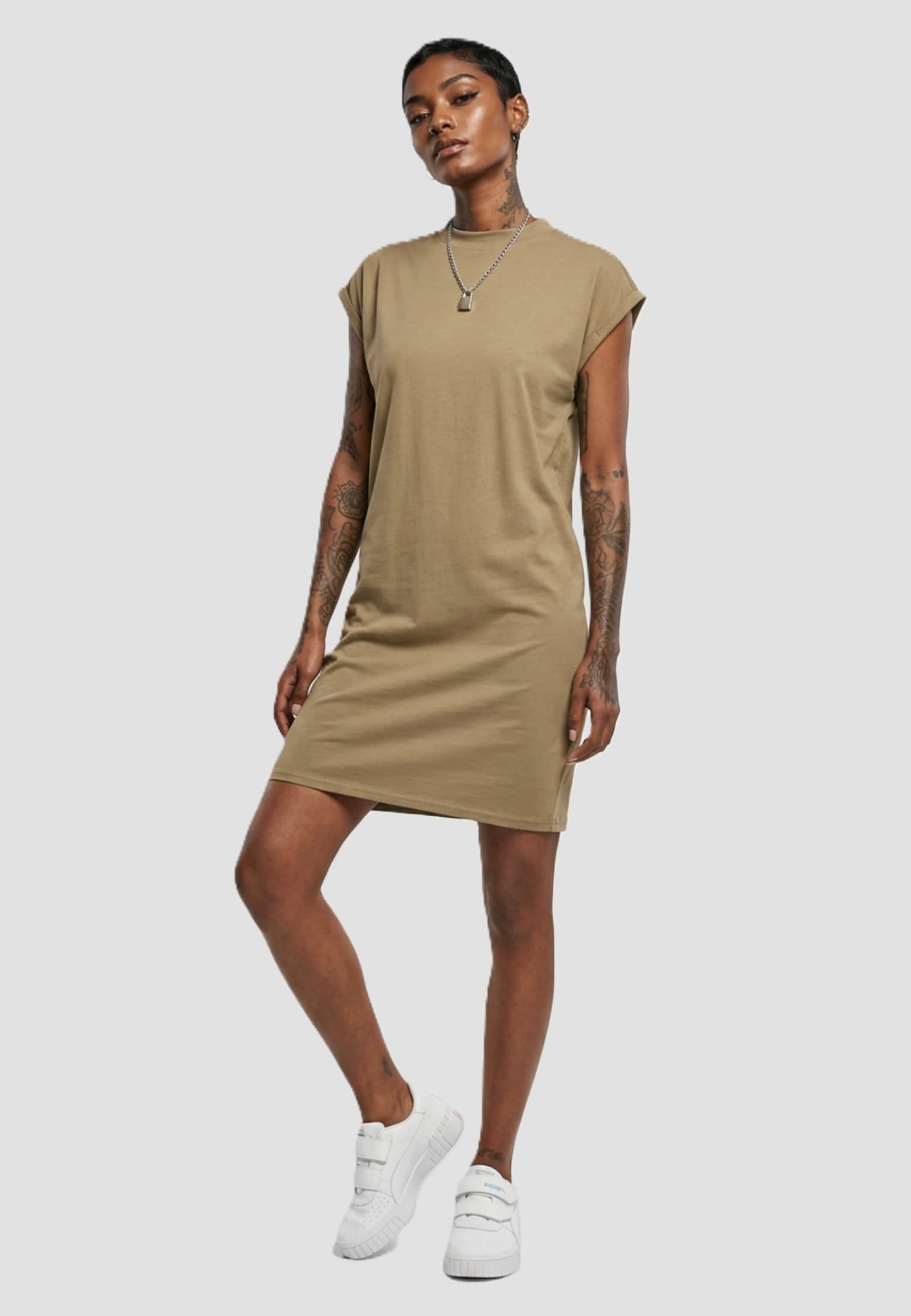 Urban Classics Ladies Turtle Extended Shoulder Dress