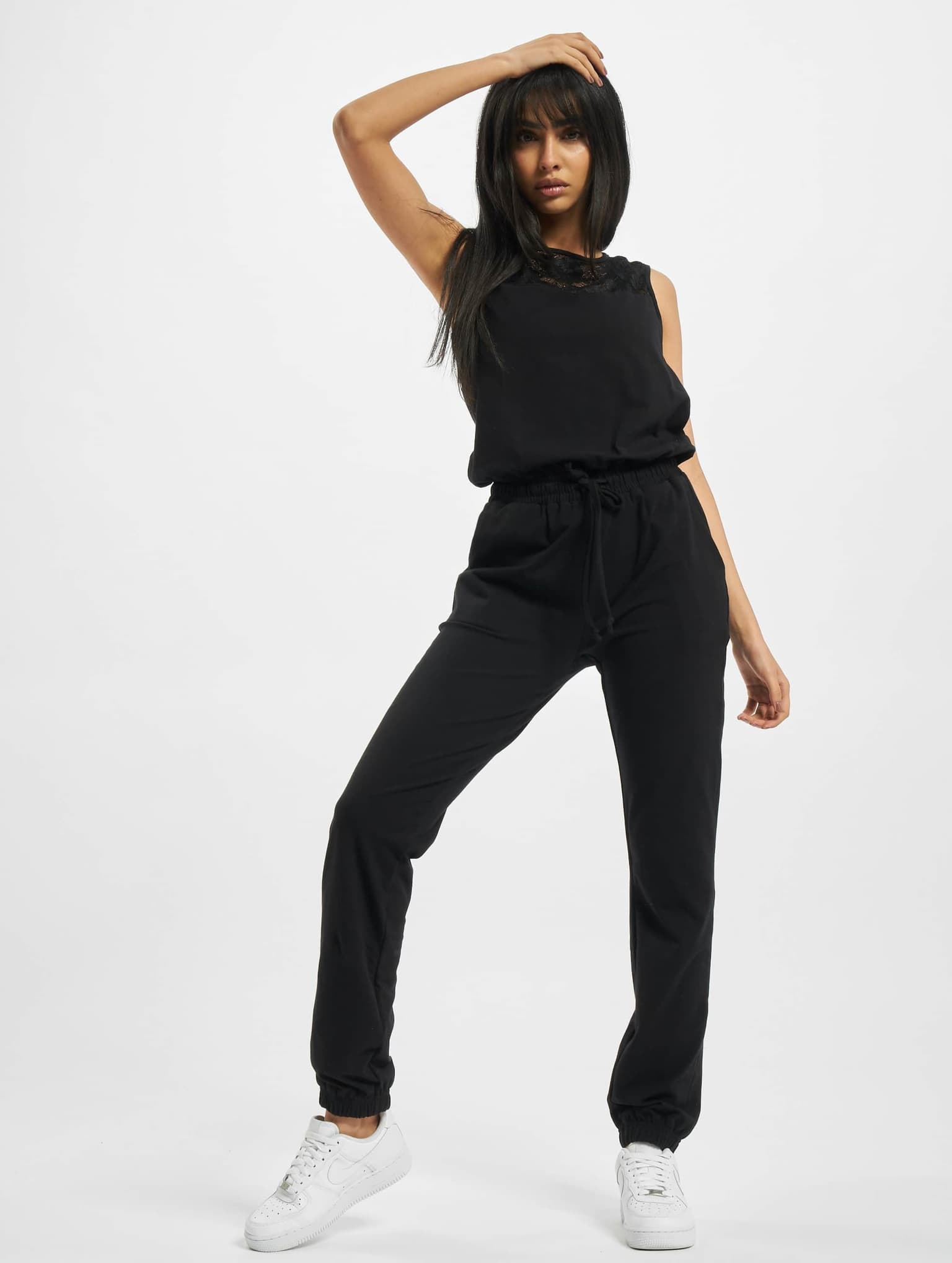 Urban Classics Ladies Lace Block Jumpsuit