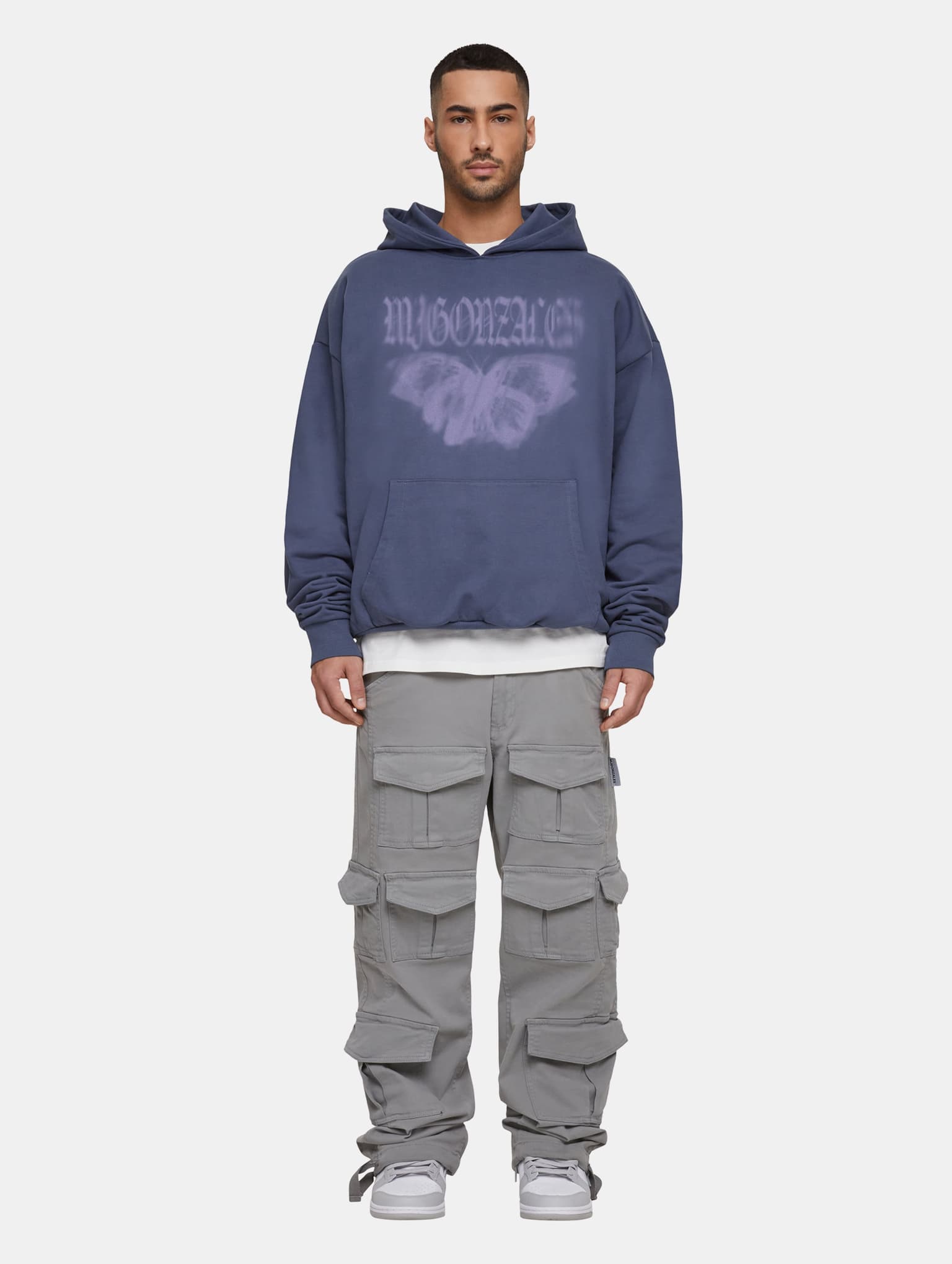 MJ Gonzales MJG Heavy Oversized Hoody - BUTTERFLY ILLUSION – Bild 3