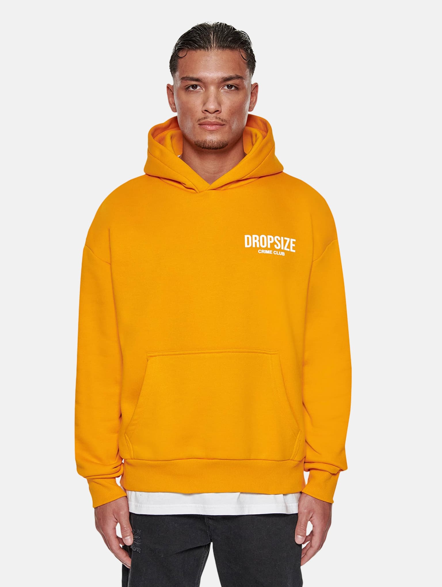 Dropsize Heavy Oversize Crime Club Hoodie