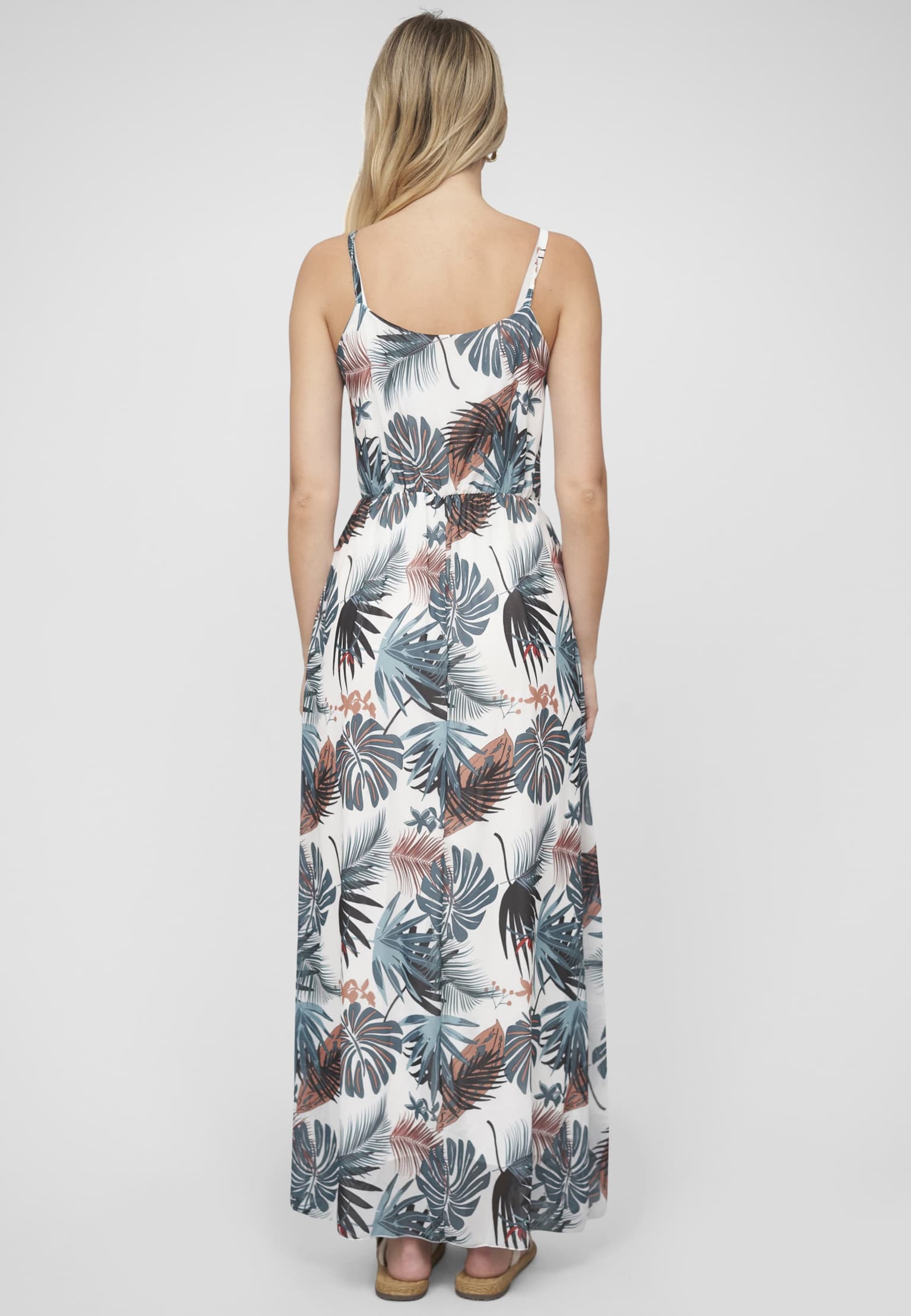Cloud5ive 2-Layered Maxi-Dress Tropical Print – Bild 2