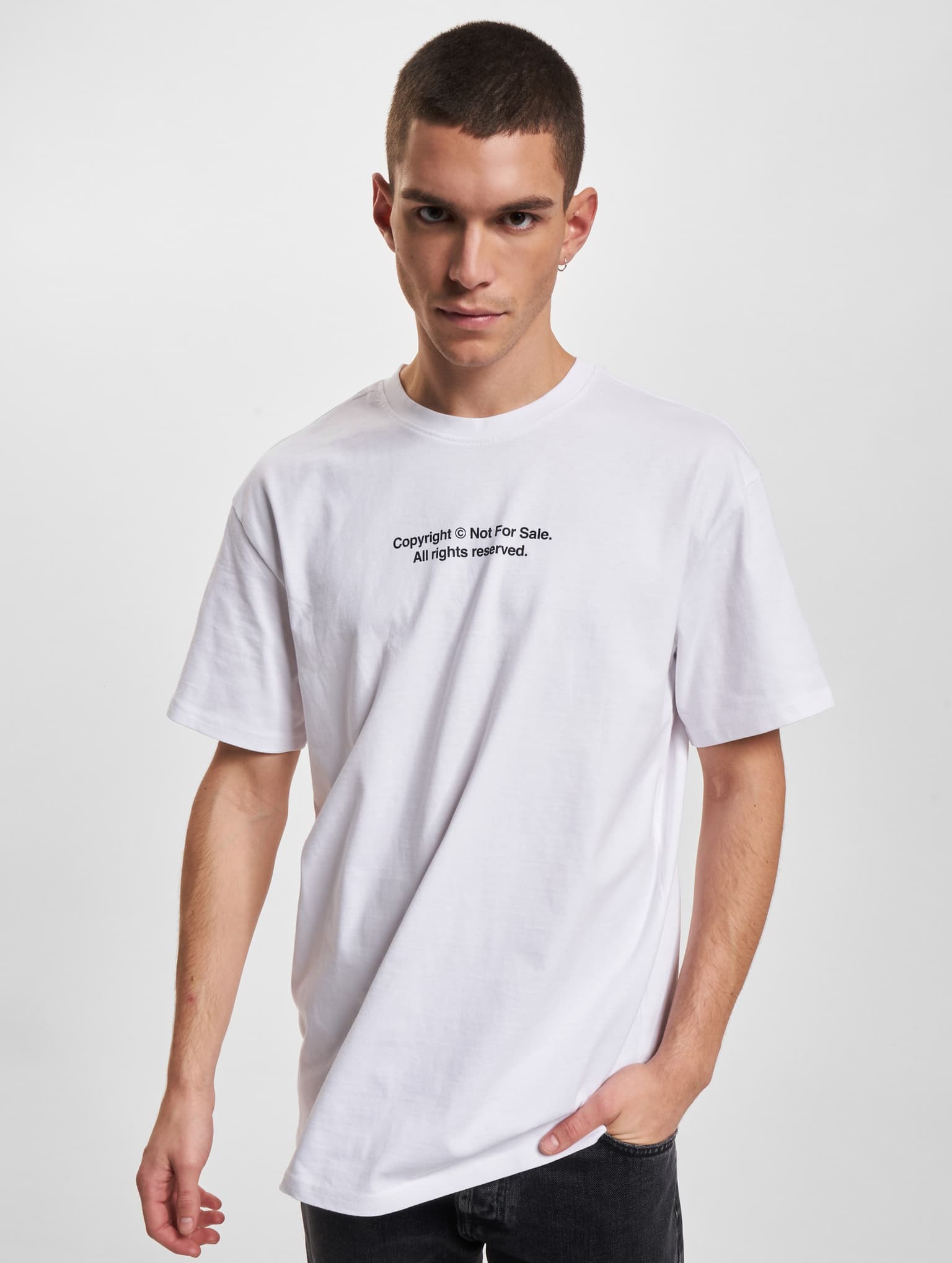 Mister Tee Upscale Fingerprint Oversize