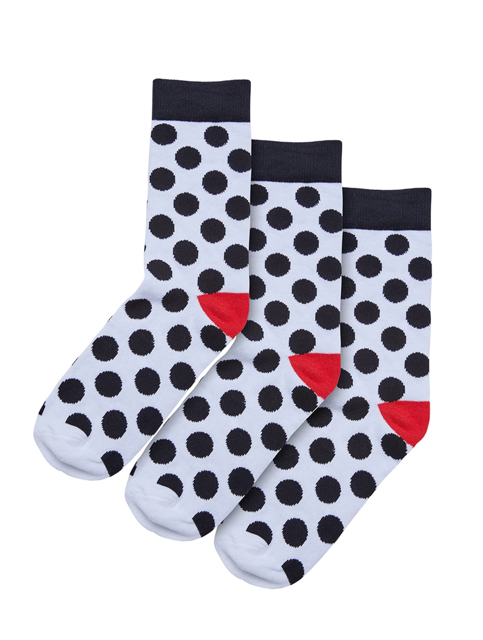 Urban Classics Basic Polka Dot Socks 3-Pack – Bild 4