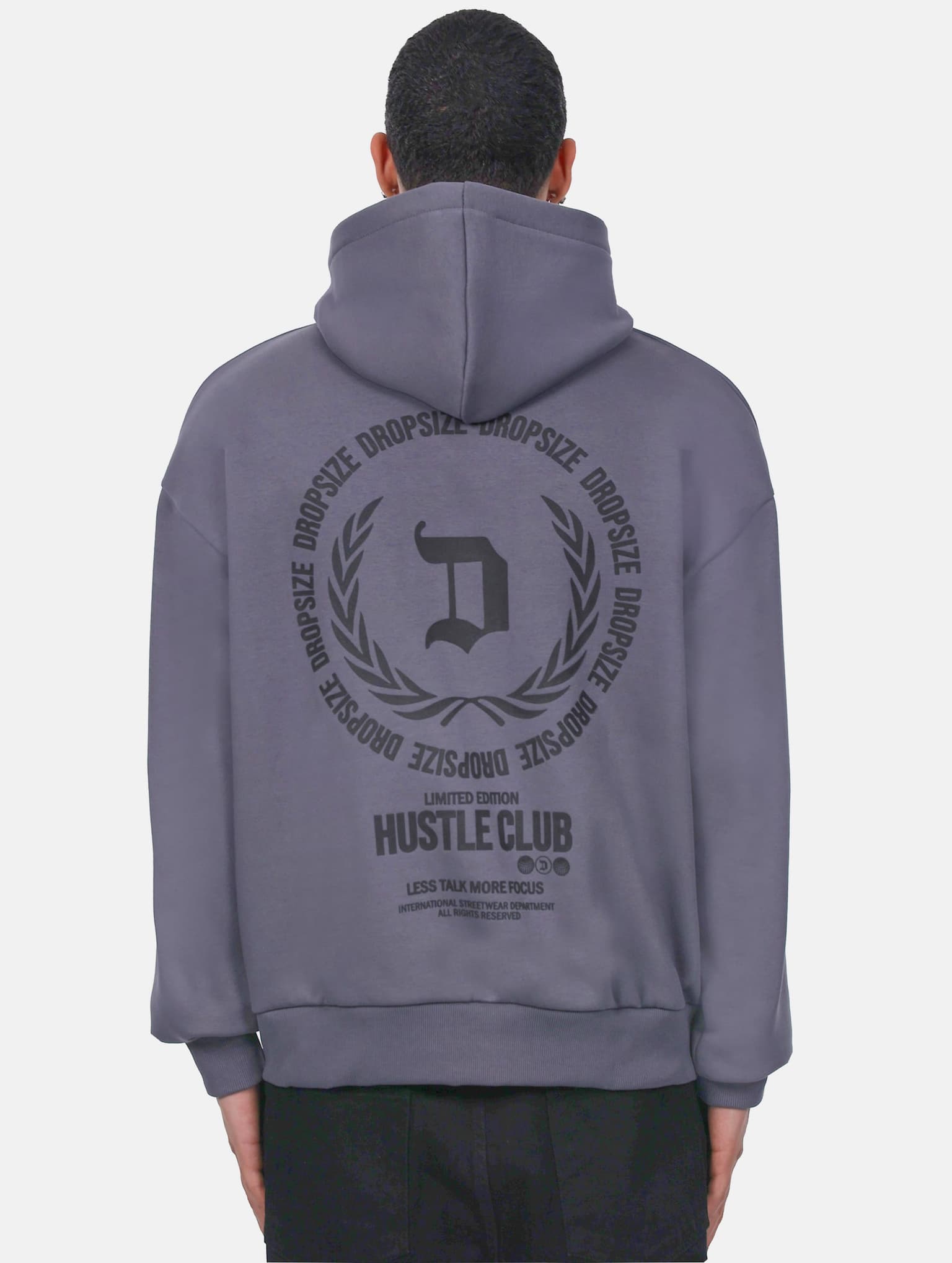 Dropsize HEAVY OVERSIZE HUSTLE CLUB HOODIE – Bild 2
