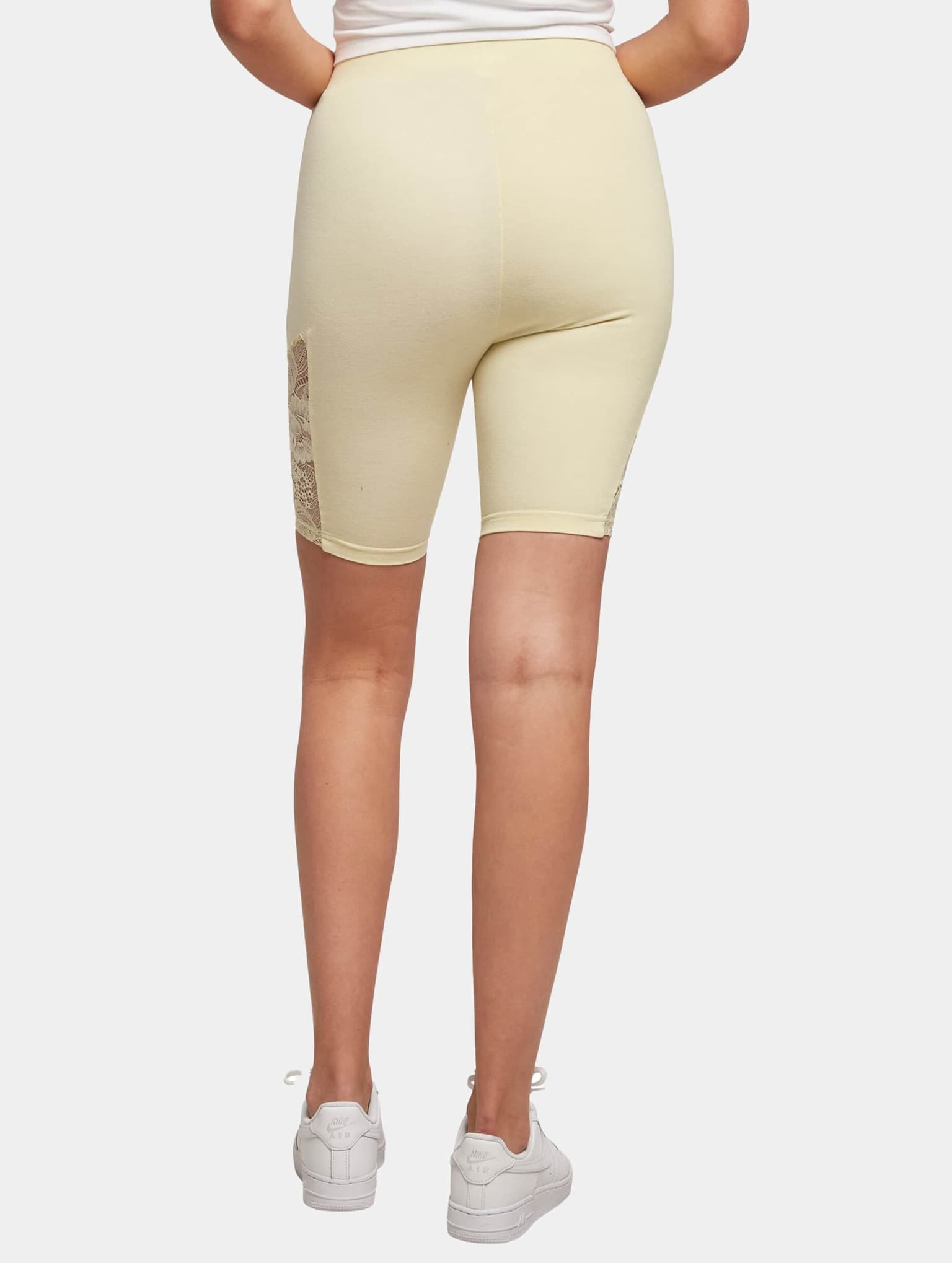 Urban Classics Ladies High Waist Lace Inset Cycle Short – Bild 2