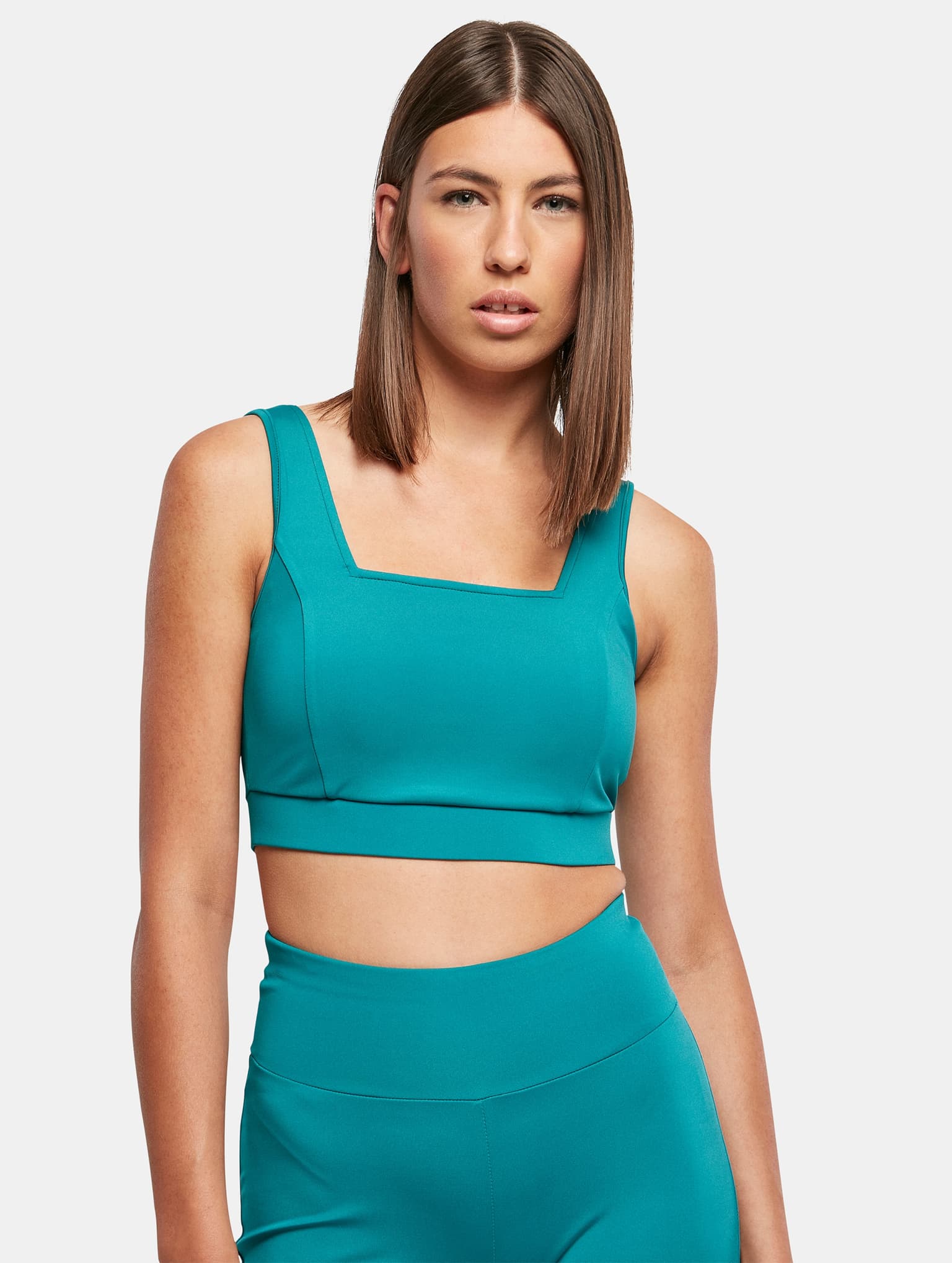 Urban Classics Ladies Essentials Squared Sports Bra – Bild 3