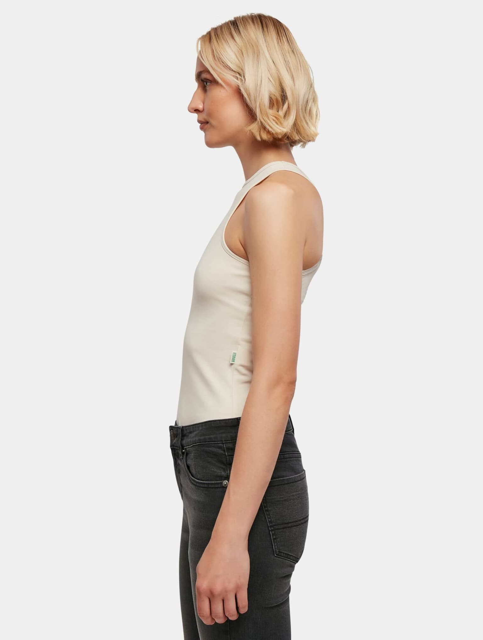 Urban Classics Ladies Essentials Stretch Asymmetric Body – Bild 3