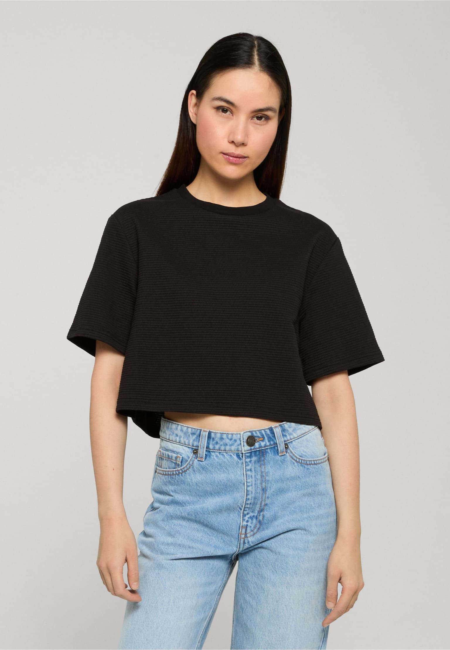 Urban Classics Ladies Structured Jersey Cropped Tee