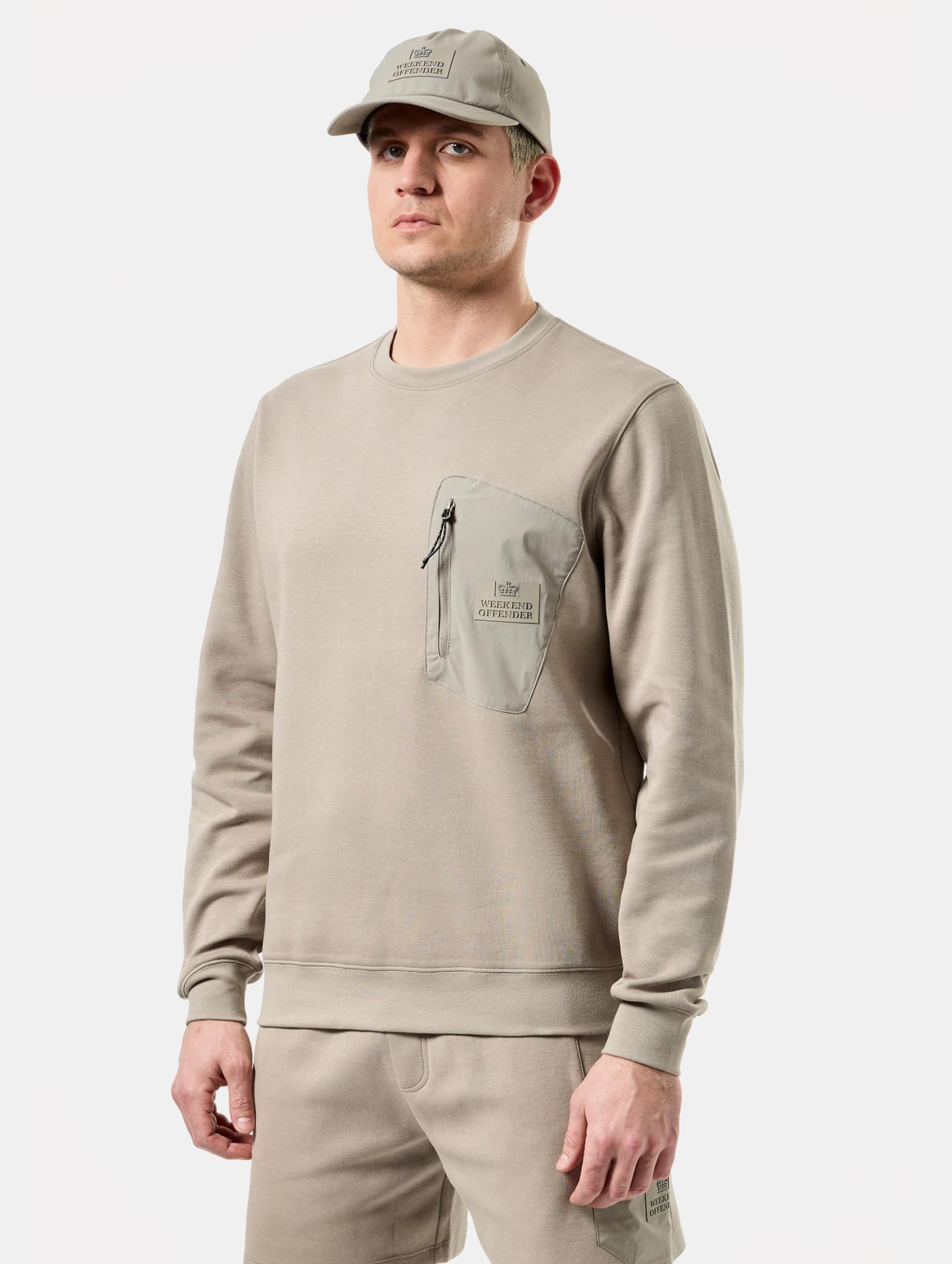 Weekend Offender SAN TELMO POLYAMIDE POCKET SWEAT
