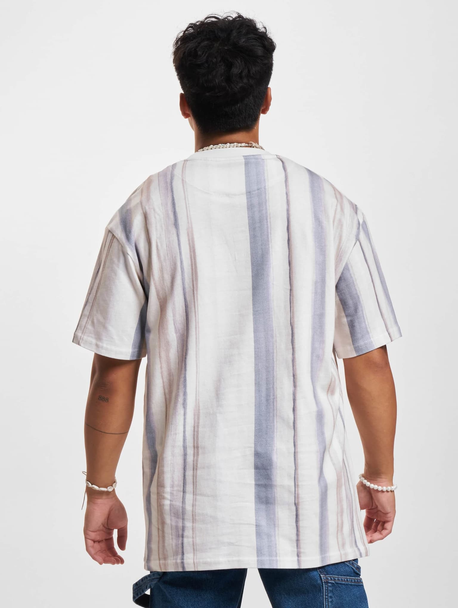 Karl Kani KM221-045-1 KK Small Signature Tie Dye Stripe Tee – Bild 2