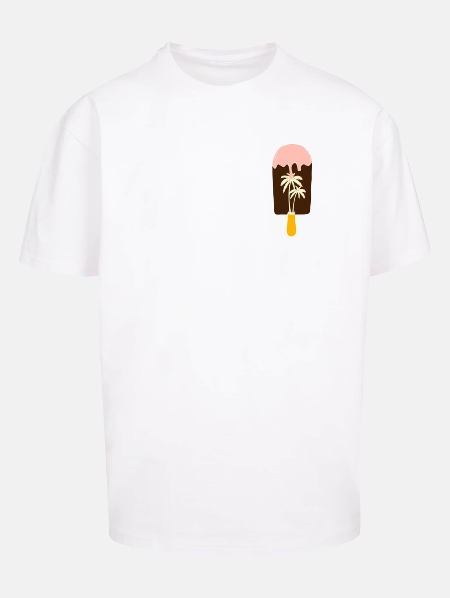 Merchcode POD Summer - Icecream Heavy Oversize Tee – Bild 3