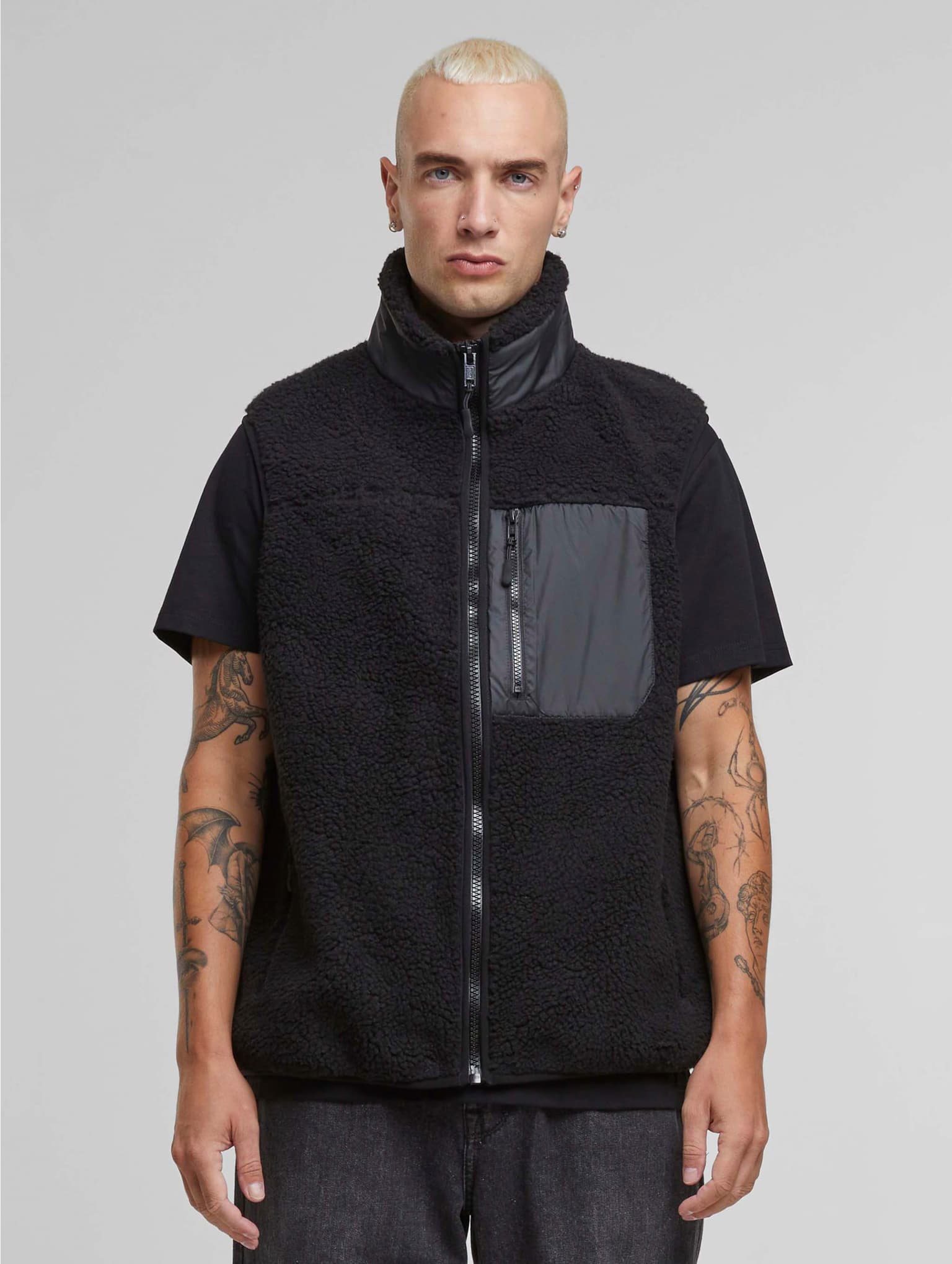 Urban Classics Sherpa Weste – Bild 3