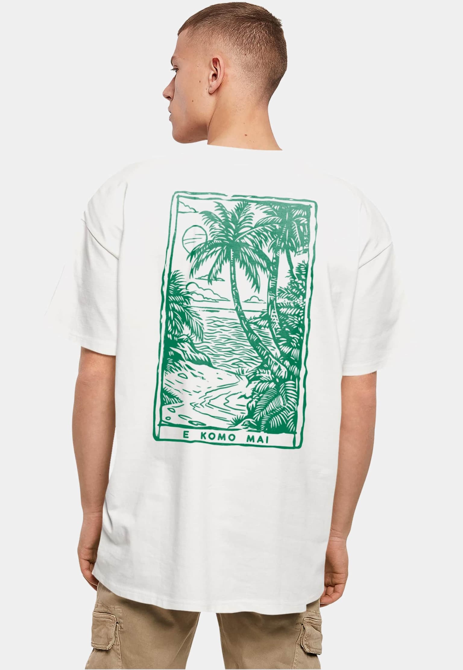Merchcode Hawai Oversized T-shirt – Bild 2