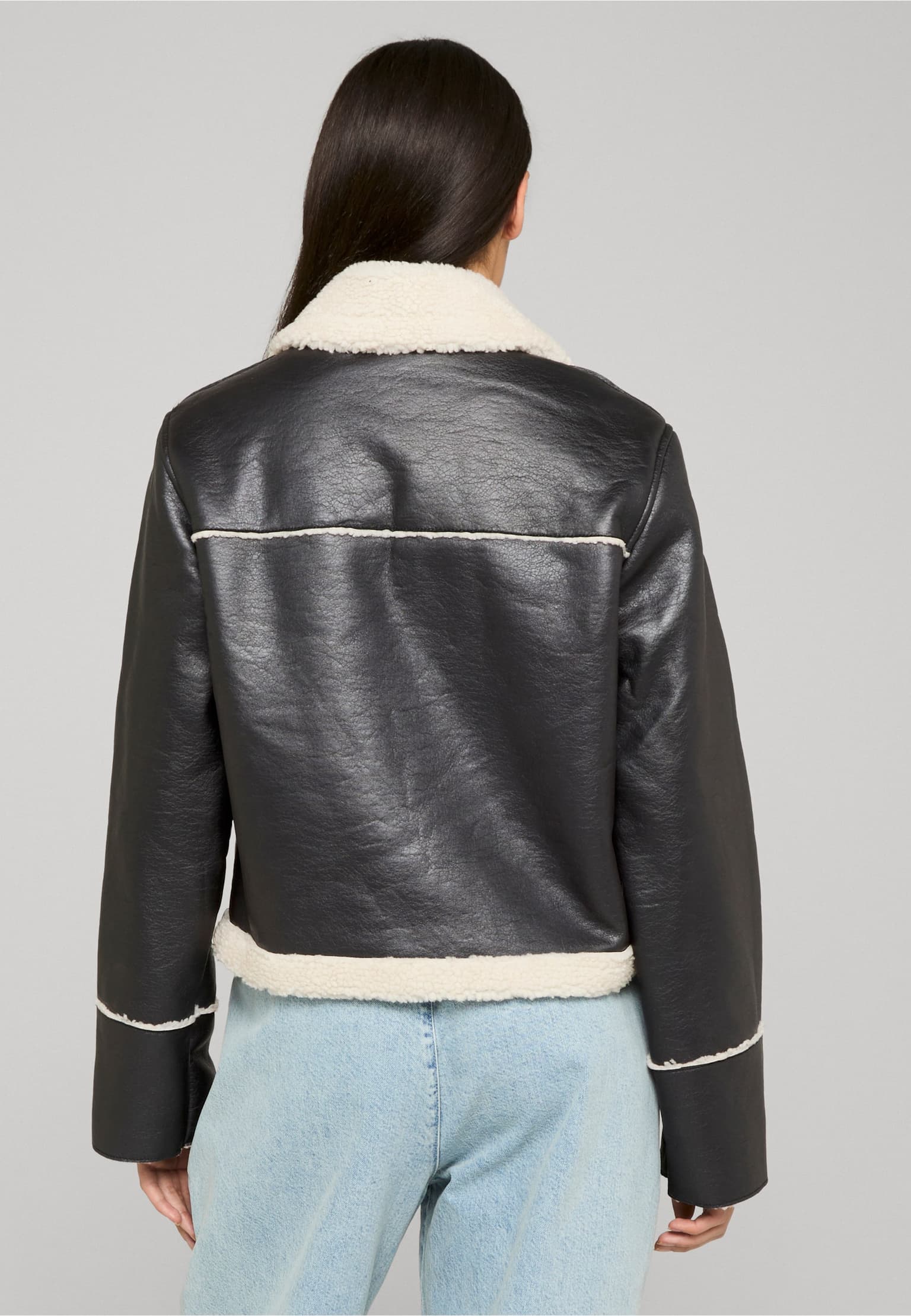 Noisy May NMSHANINA SHEARLING JACKET – Bild 2