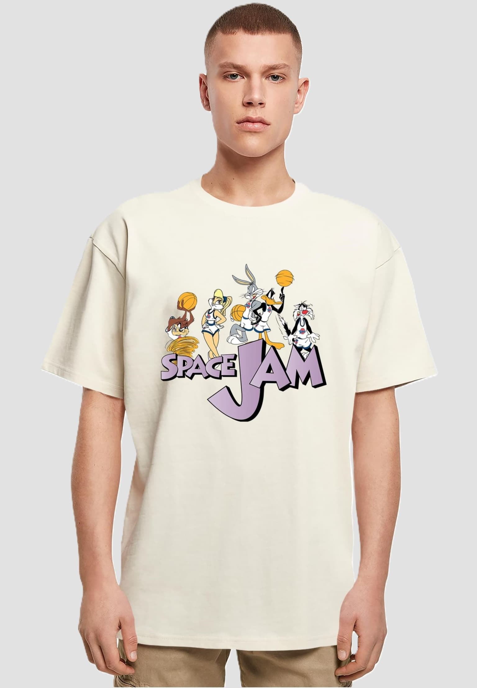 Merchcode Space Jam Group Oversize Tee