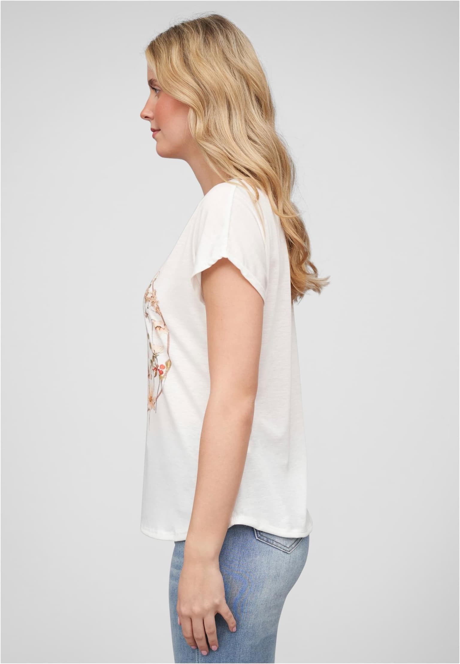 Cloud5ive Viskose T-Shirt mit Blumen Print – Bild 3