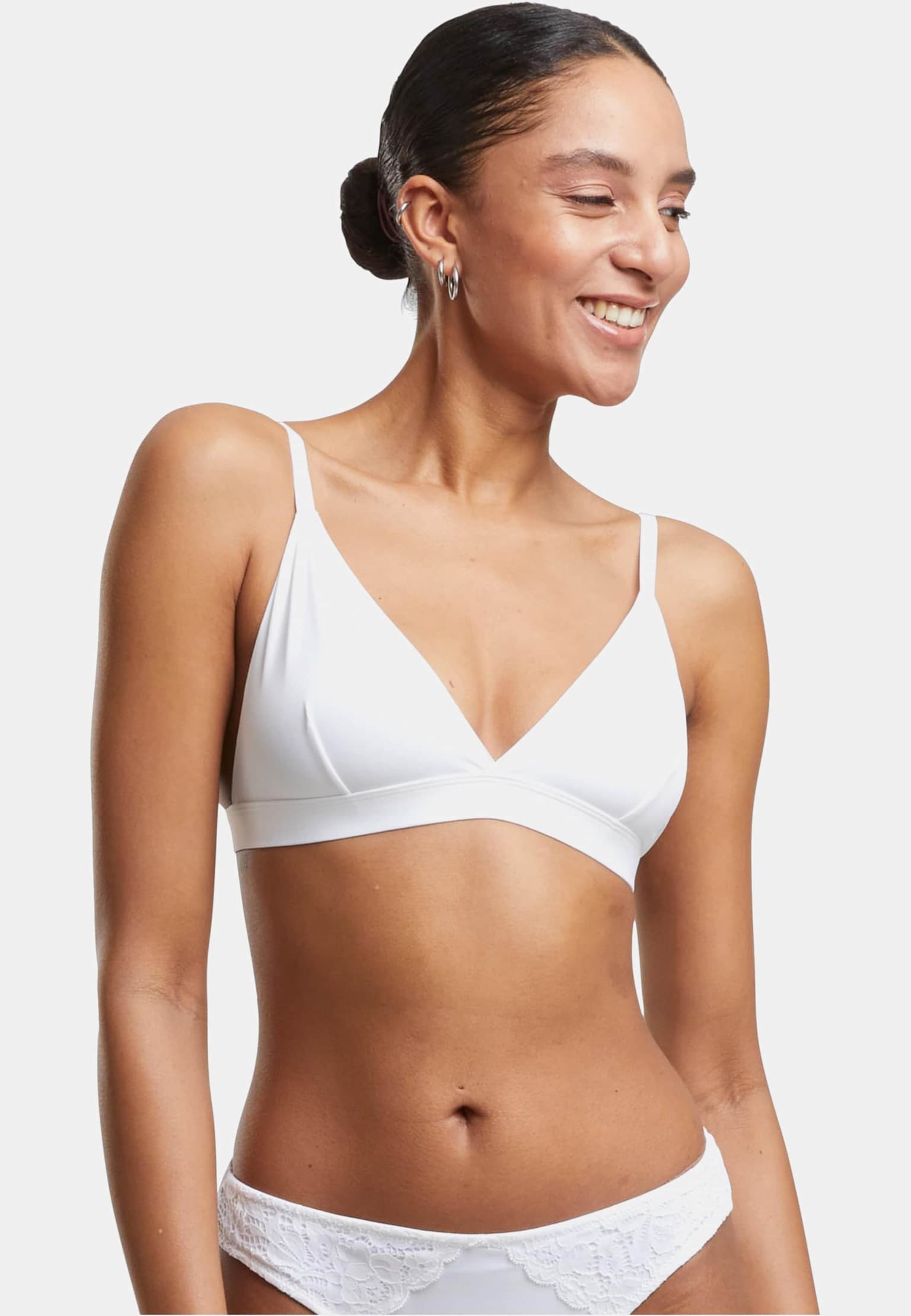 Urban Classics Ladies Basic unpadded Bra 2-Pack