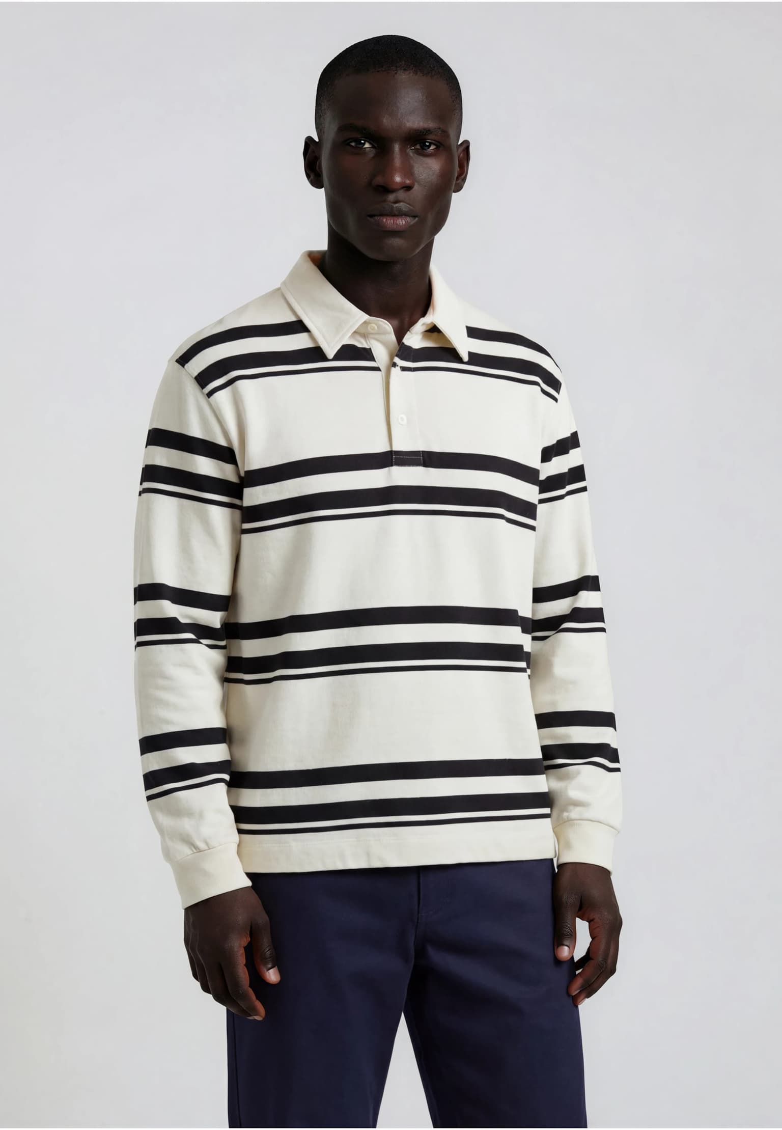 Minimum Tate rlx ls strp polo