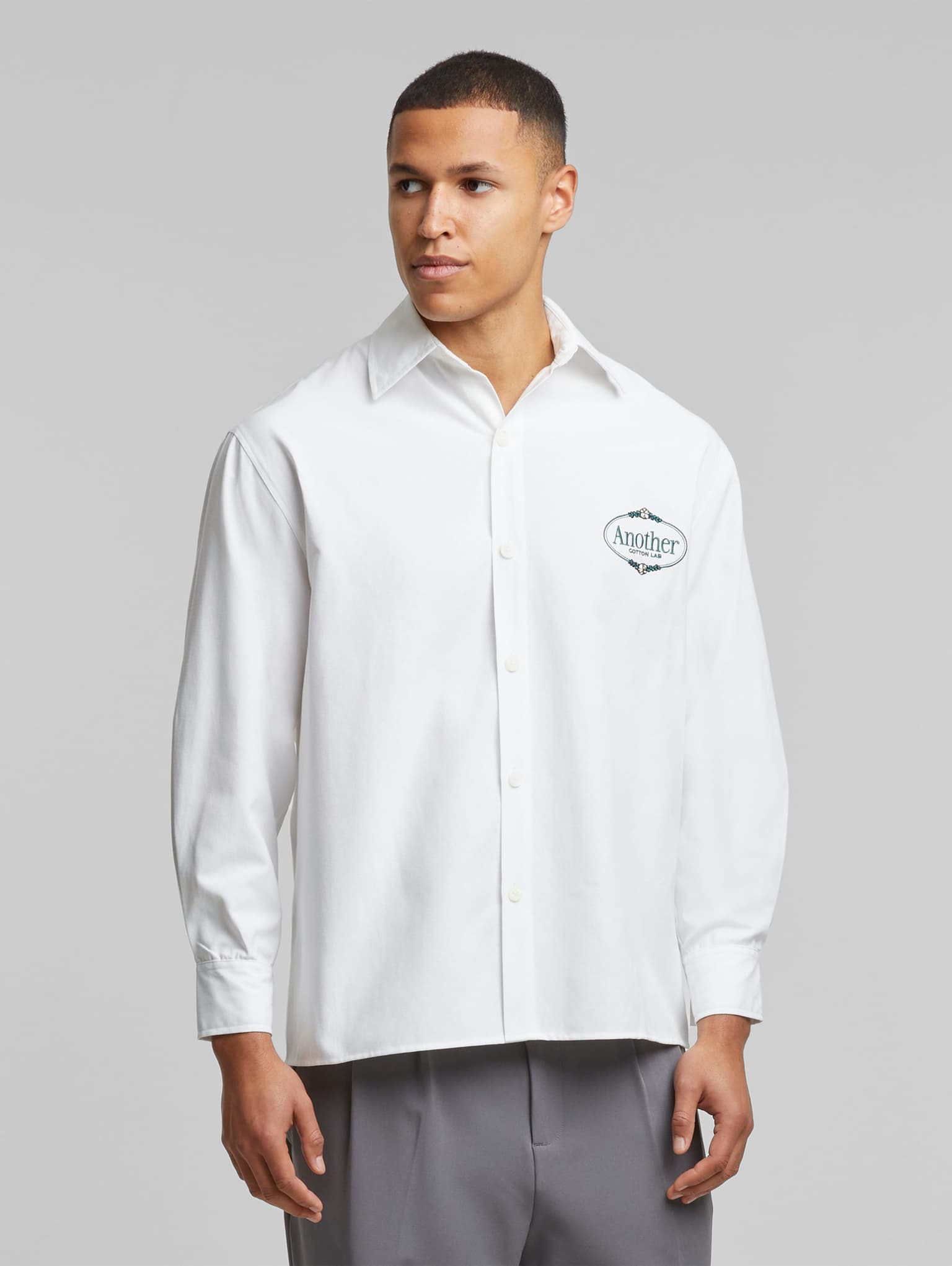 Another Cotton Lab Logo Button Down Shirt