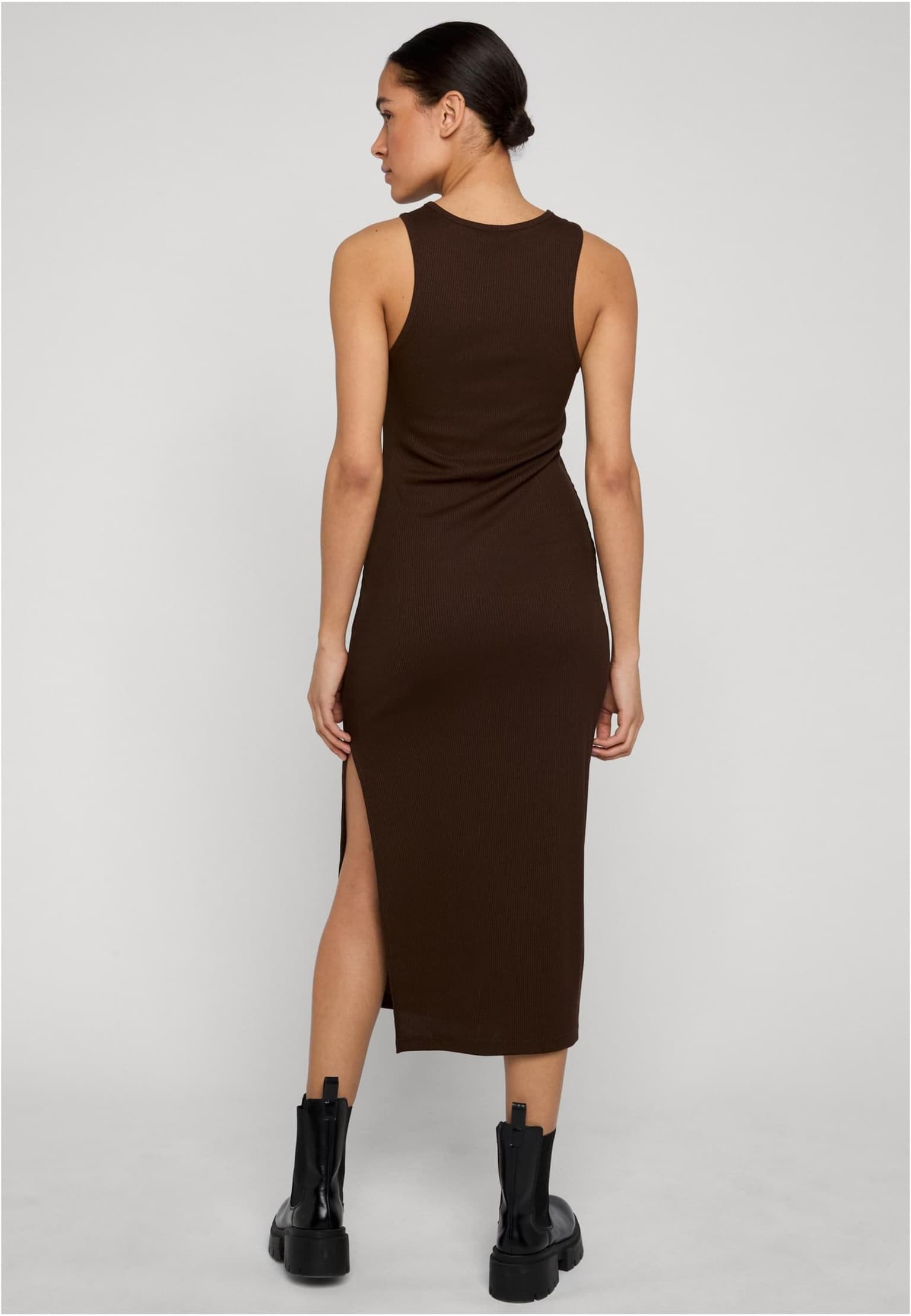 Urban Classics Ladies Long Racerback Rib Dress – Bild 2