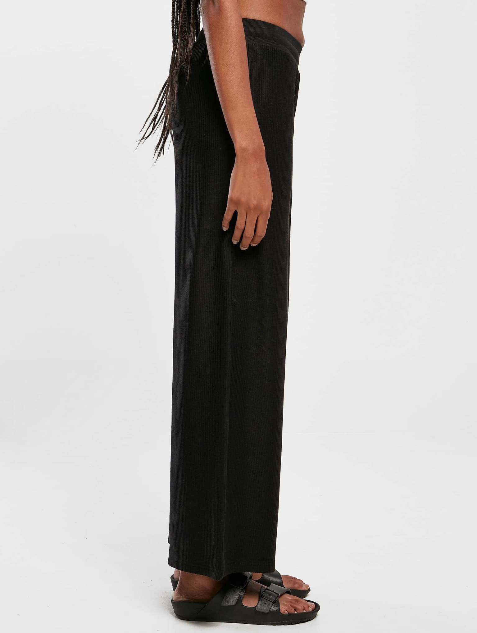 Urban Classics Ladies Straight Rib Terry Pants – Bild 3