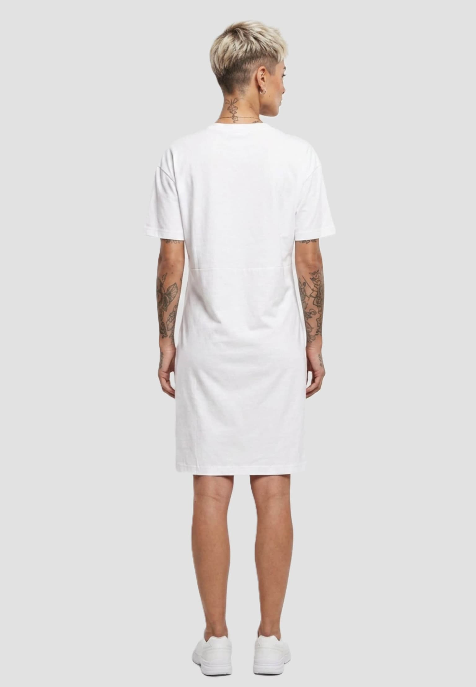 Merchcode Ladies Frankfurt Essentials Oversized Slit Tee Dress – Bild 2