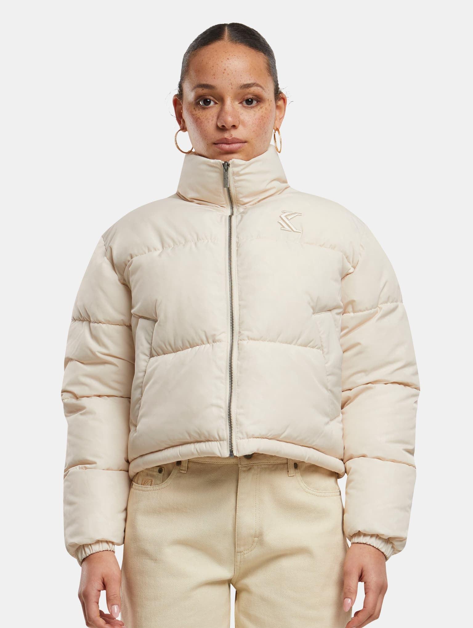 Karl Kani OG AOP Crop Puffer Jacket – Bild 3