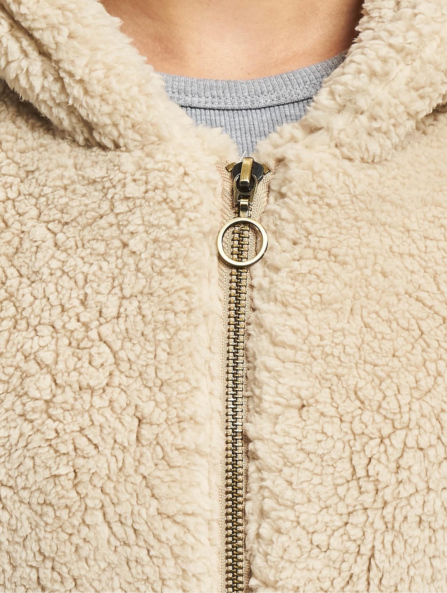 Urban Classics Ladies Sherpa Jacket – Bild 4