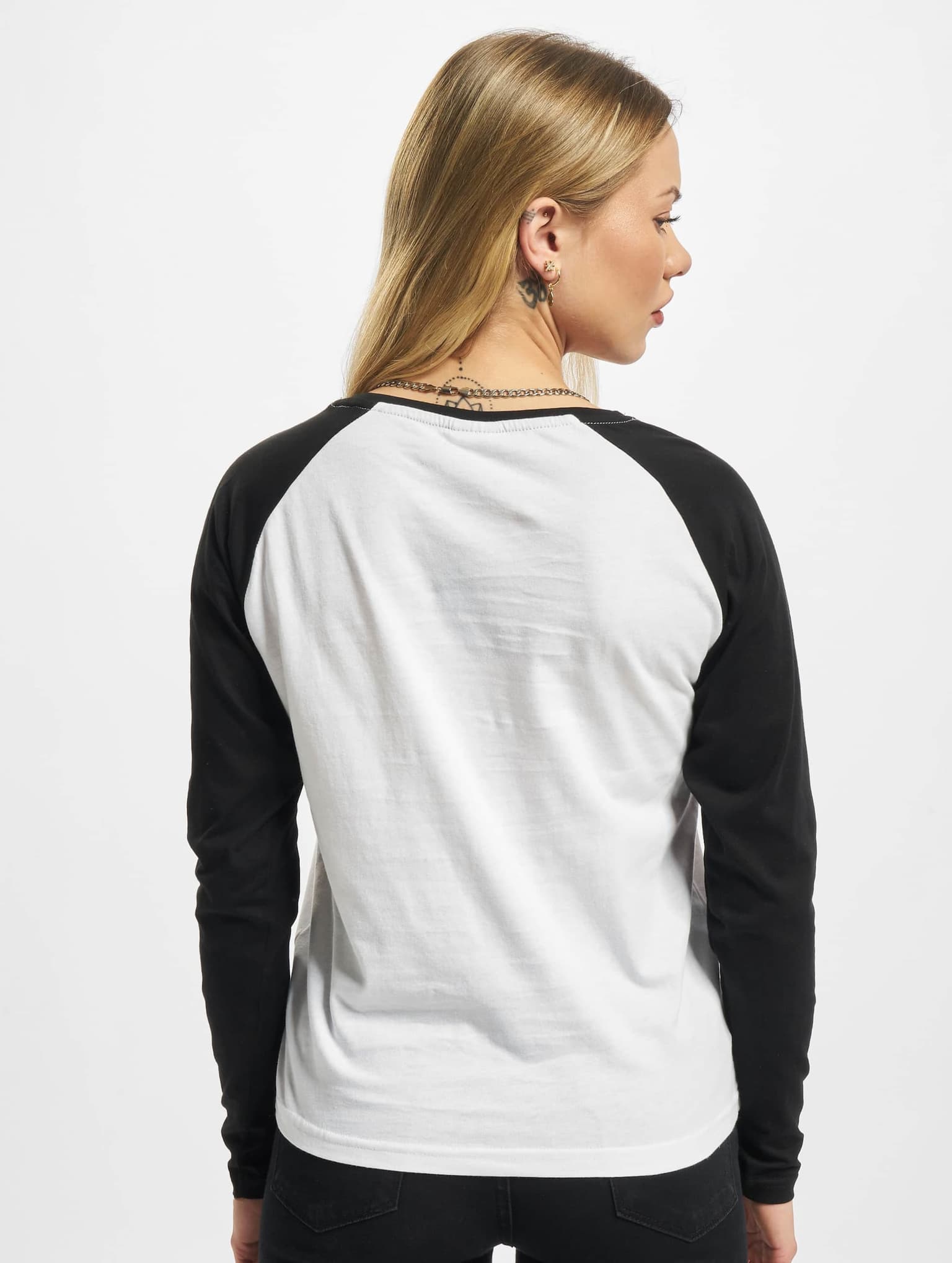 Urban Classics Ladies Contrast Raglan Longsleeve – Bild 2