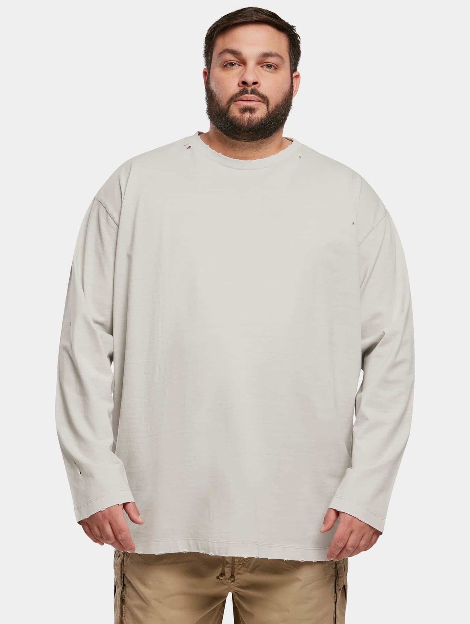 Urban Classics Oversized Distressed Longsleeve