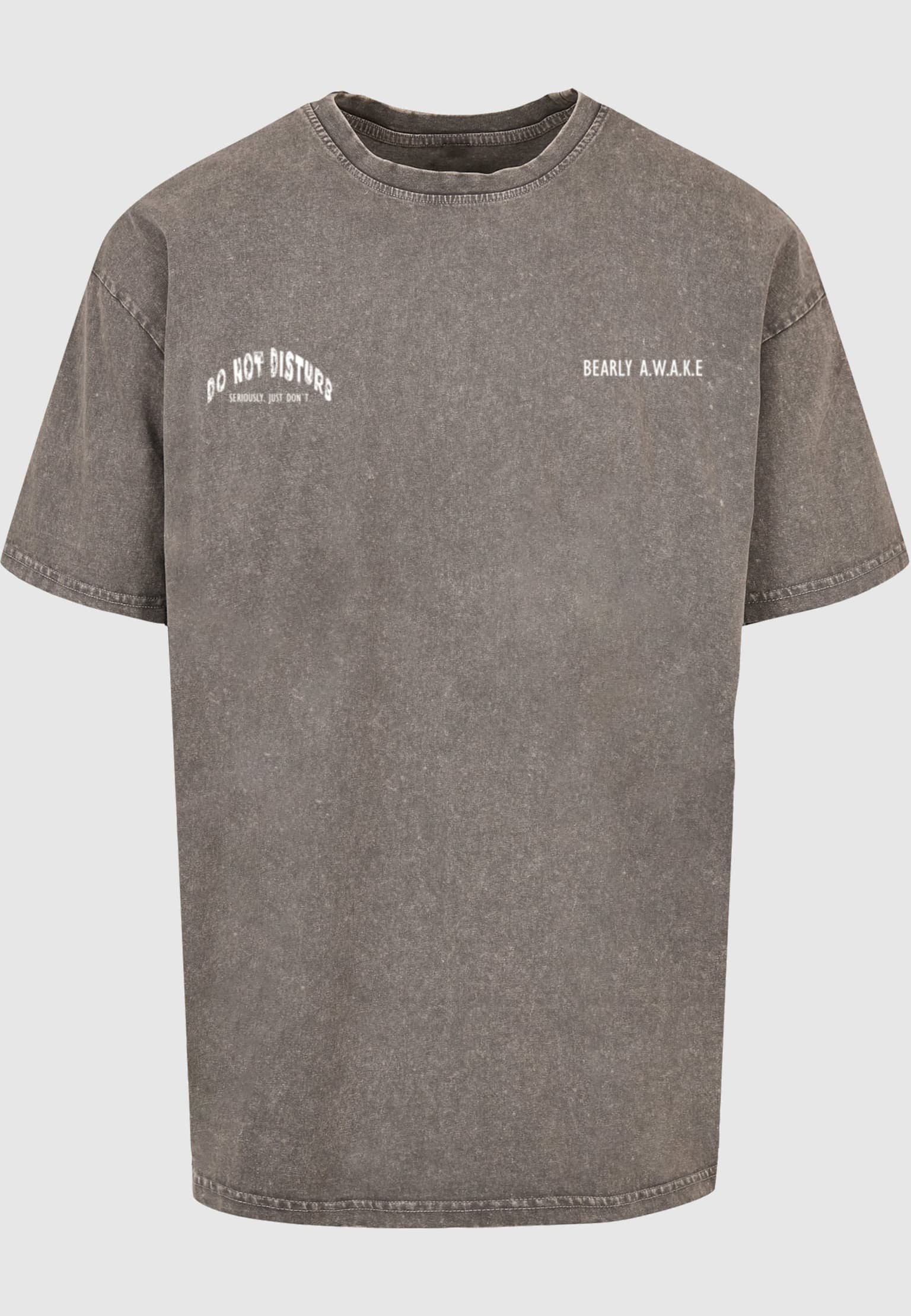 Merchcode Barely Awake Acid Washed Heavy Oversized Tee – Bild 3