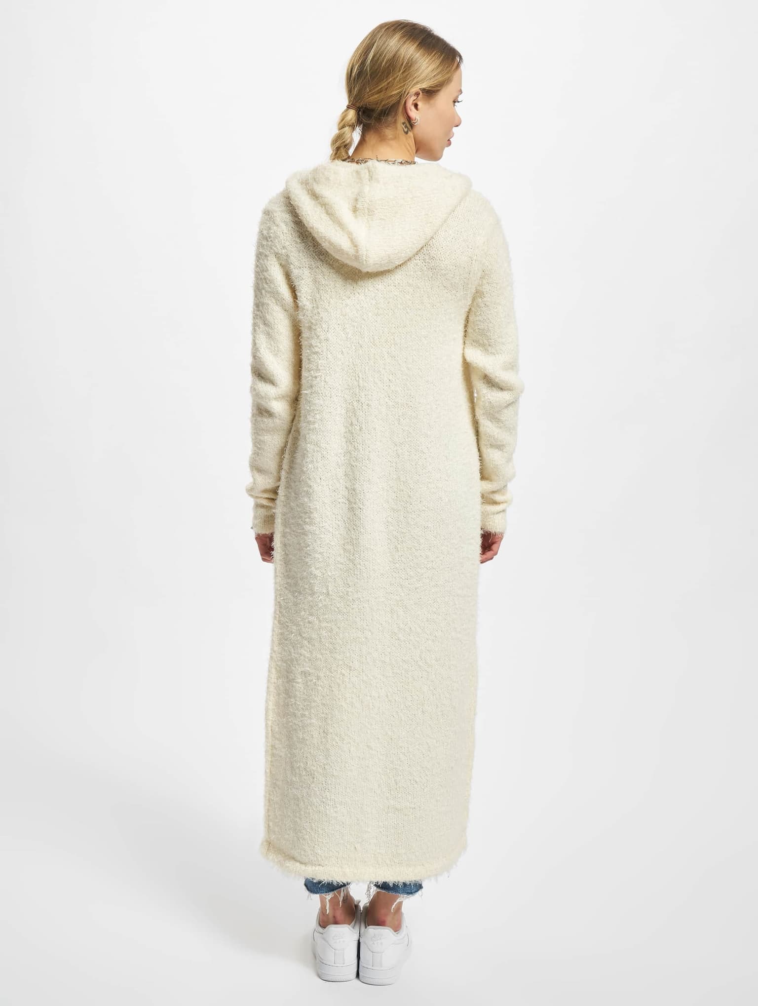 Urban Classics Ladies Hooded Feather Cardigan – Bild 2