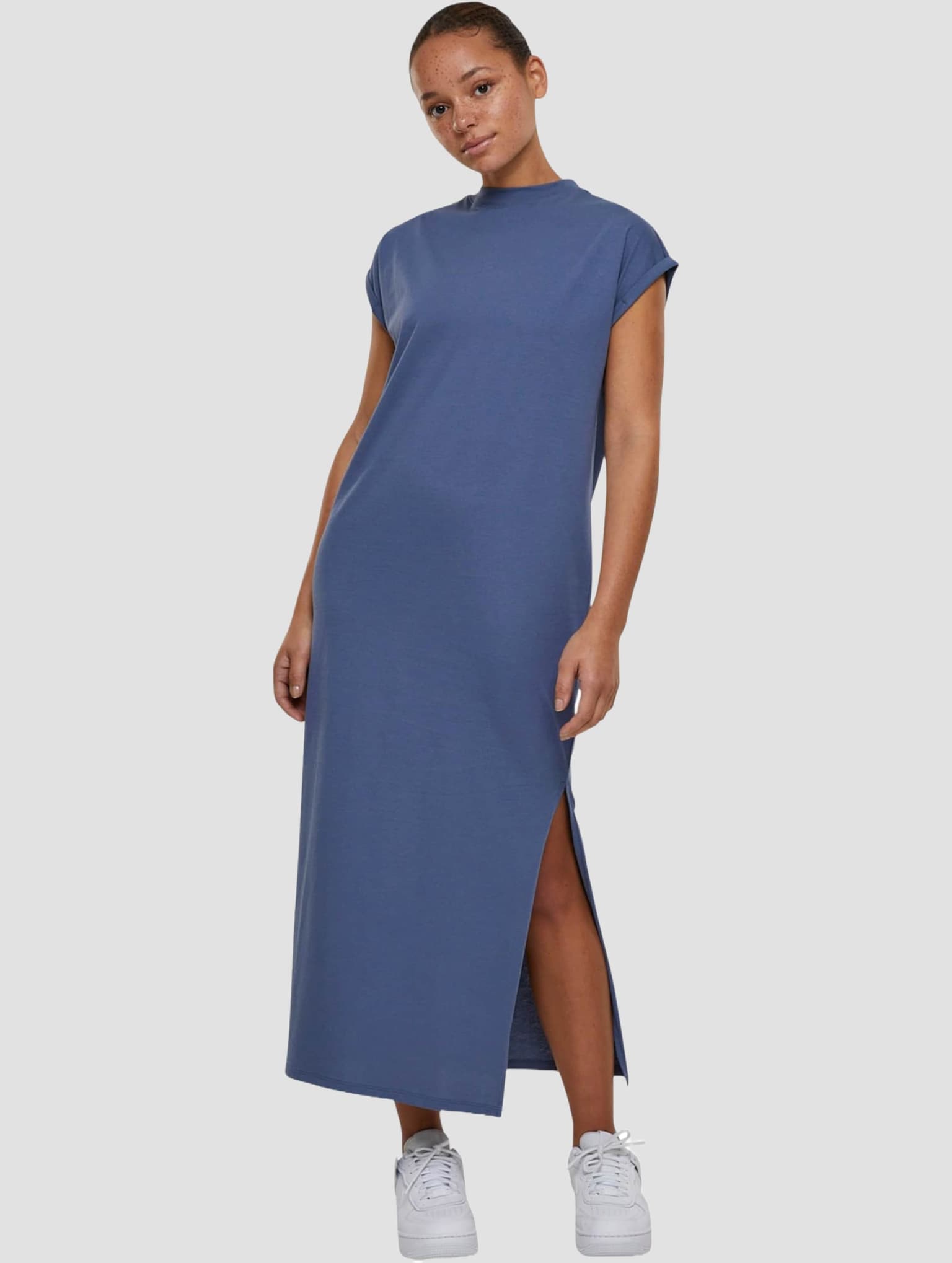 Urban Classics Ladies Long Extended Shoulder Dress